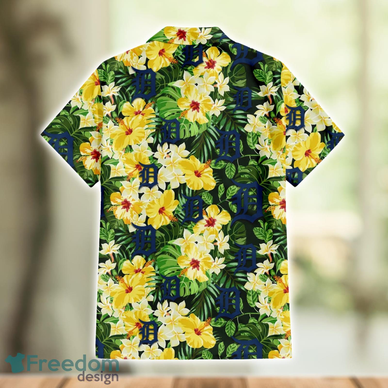 NEW FASHION 2023 Detroit Tigers Hawaiian Shirt flower summer gift for fans