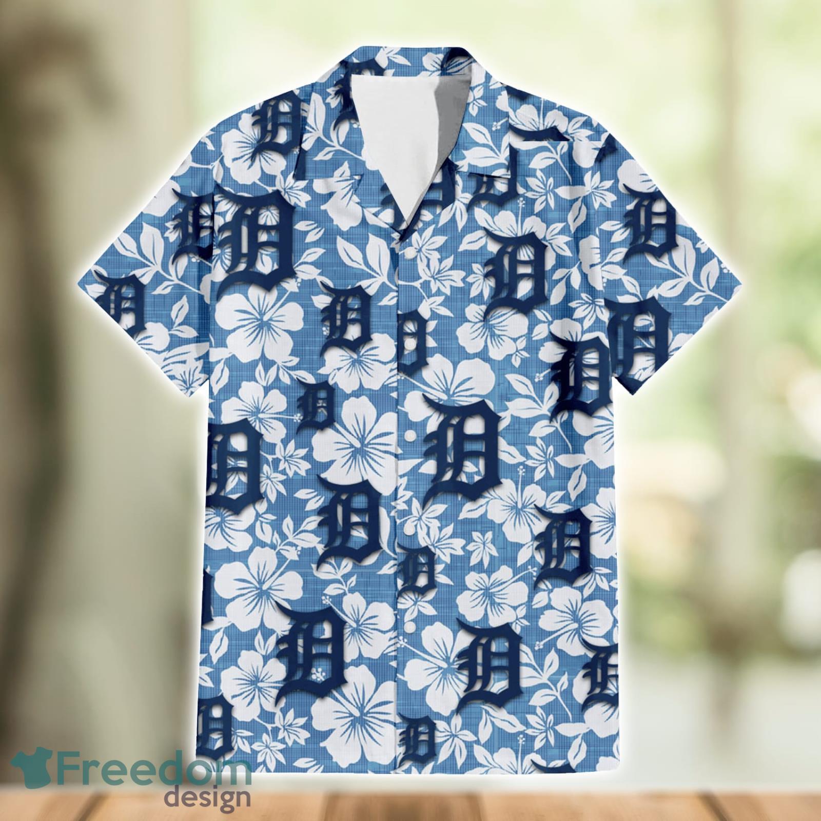 Detroit Tigers Hibiscus Tropical Hawaiian Shirt Men And Women