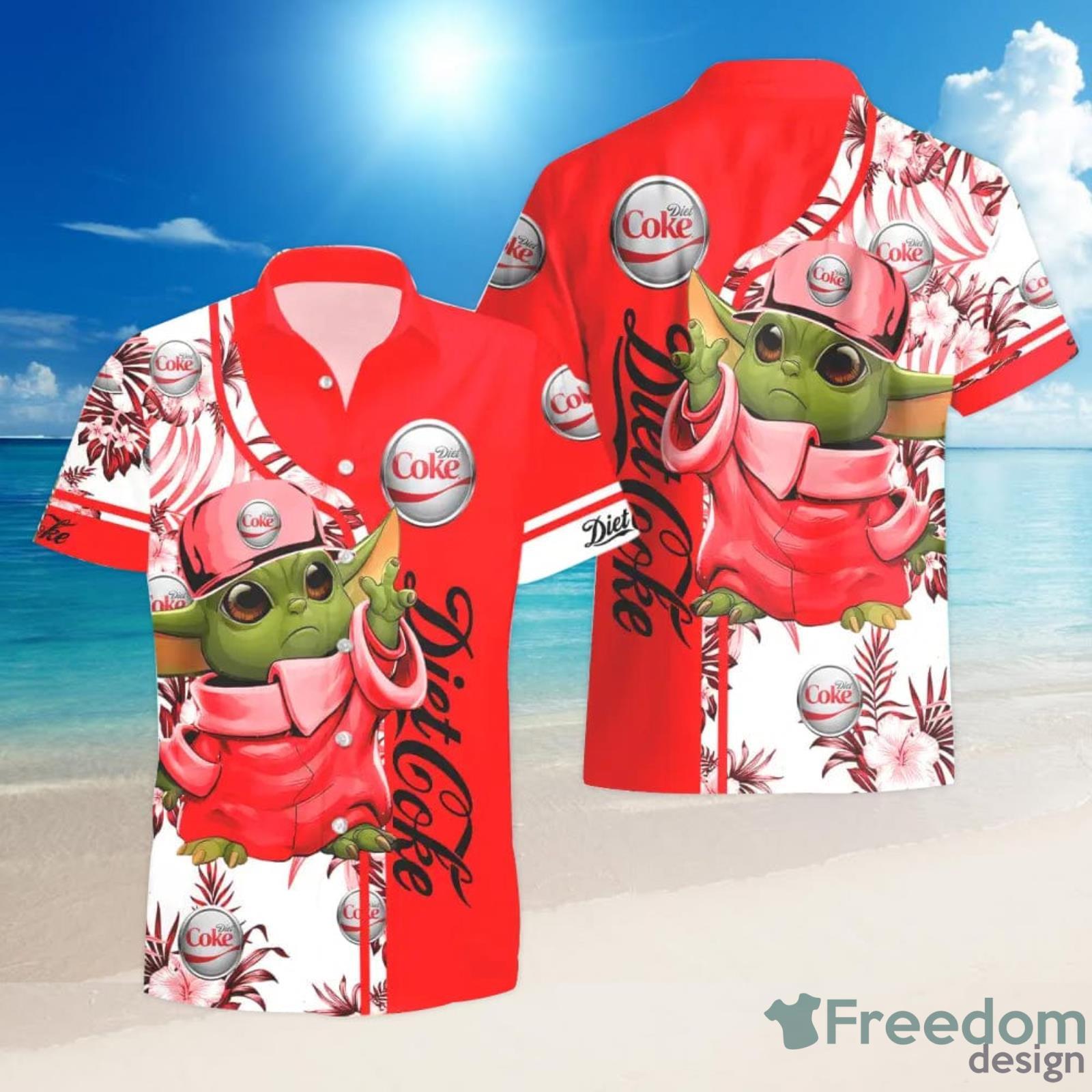 Baby Yoda Hawaiian Shirts - Trendy Aloha