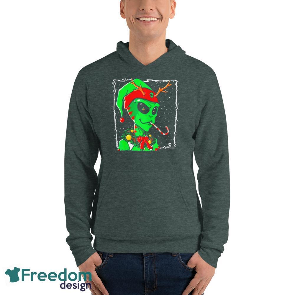 Elf Xaliens Christmas Holiday Sweater T-Shirt For Men Women And Youth - Unisex Fleece Pullover Hoodie-1 Elf Xaliens Christmas Holiday Sweater T-Shirt For Men Women And Youth - Unisex Fleece Pullover Hoodie-1