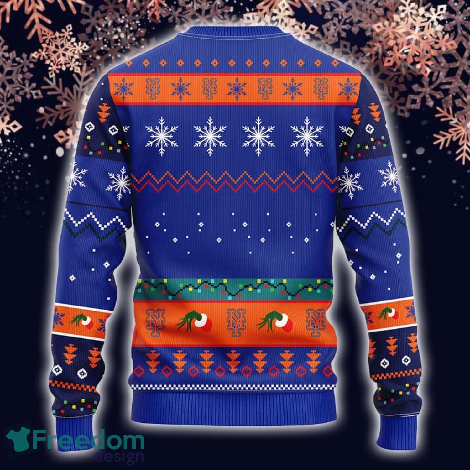 New York Mets New Trends Custom Name And Number Christmas Hawaiian Shirt -  Freedomdesign