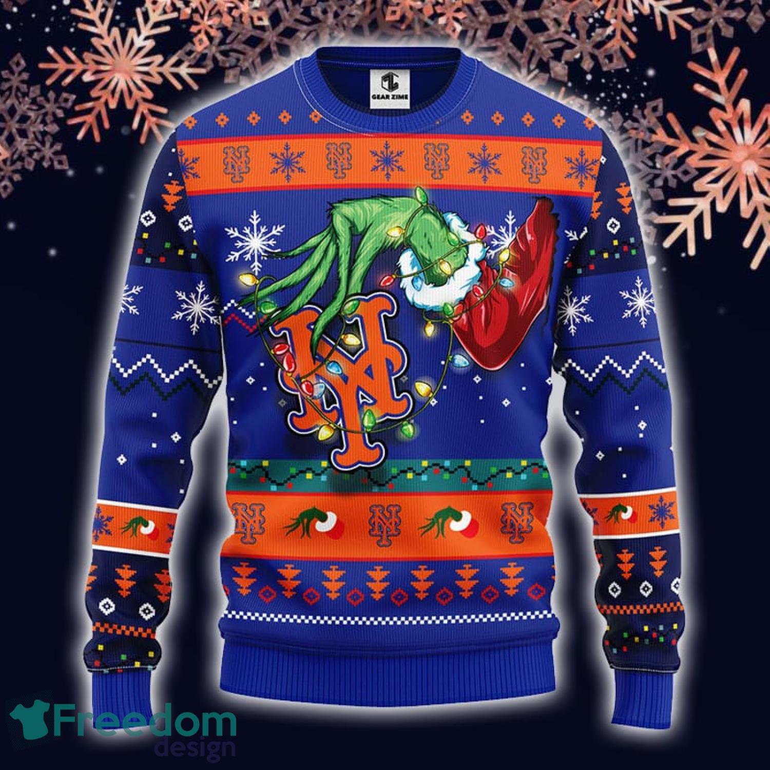 MLB Houston Astros Logo With Funny Grinch Ugly Christmas Sweater Sport Fans  Men And Women Christmas Gift