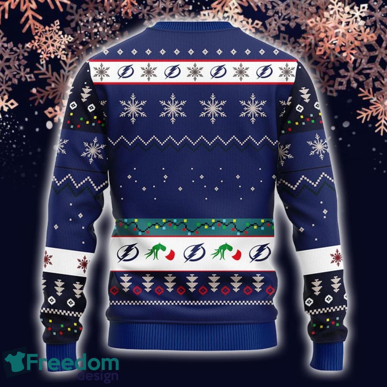 NHL Tampa Bay Lightning Grinch And Scooby-Doo Funny Christmas Gift Ugly  Christmas Sweater - Freedomdesign