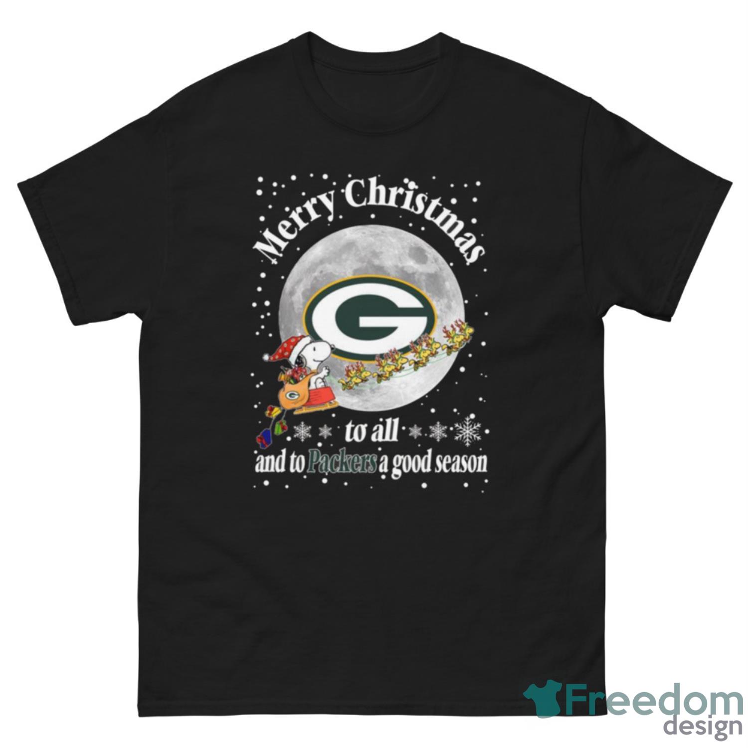 Green Bay Packers Merry Christmas To All And To Packers A Good Season NFL Football Sports T Shirt - G500 Men’s Classic Tee