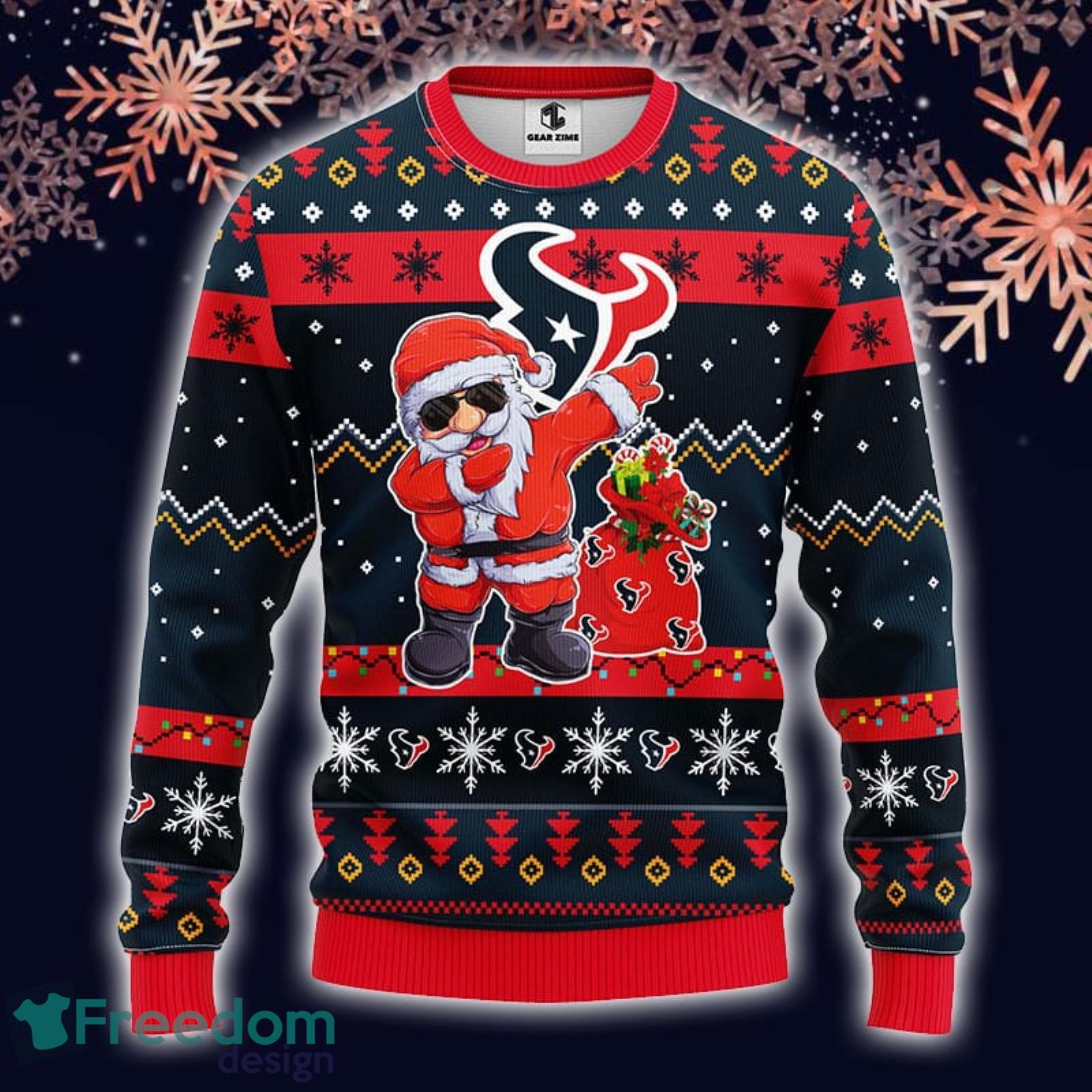 MLB Houston Astros HoHoHo Mickey Christmas Ugly 3D Sweater For Men