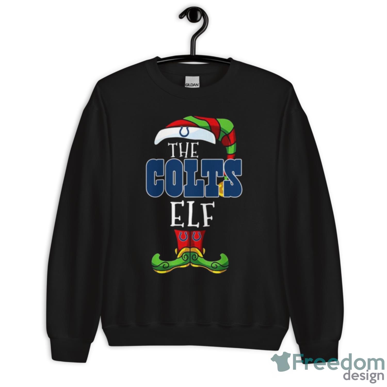 Indianapolis Colts Christmas ELF Funny NFL T Shirt - Freedomdesign