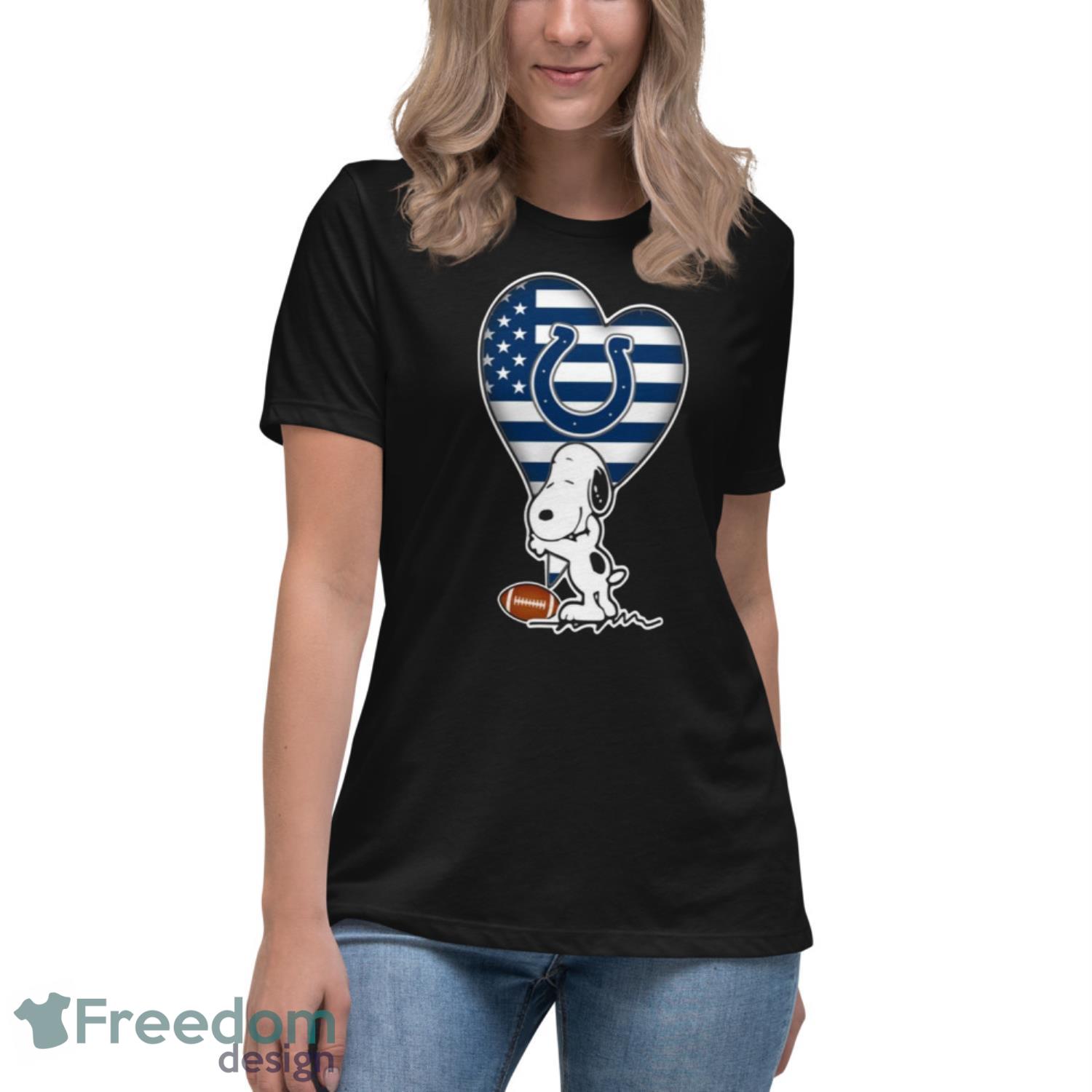 Snoopy Indianapolis Colts Nfl Football Shirt - High-Quality