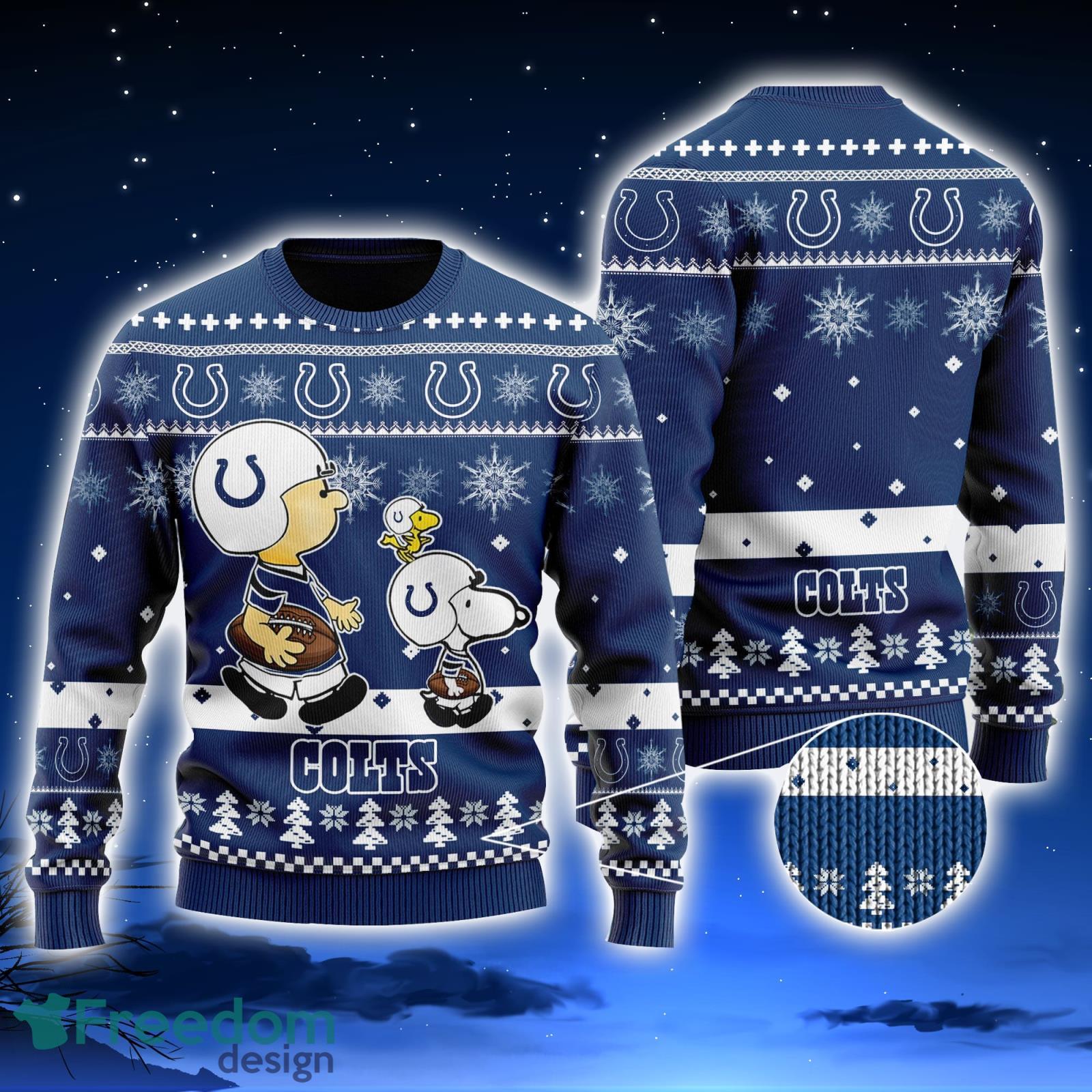 Snoopy The Peanuts Dallas Cowboys Christmas Sweater