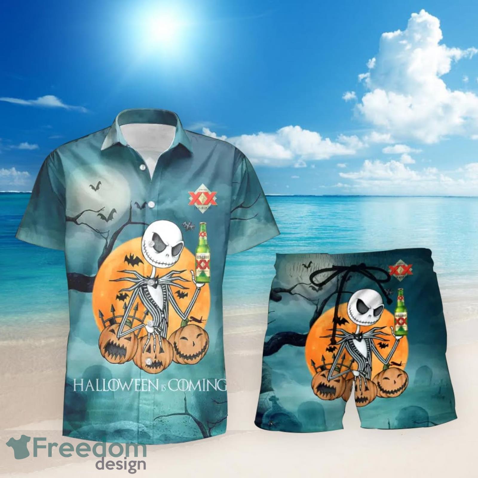 Jack Skellington Dallas Cowboys polo shirt