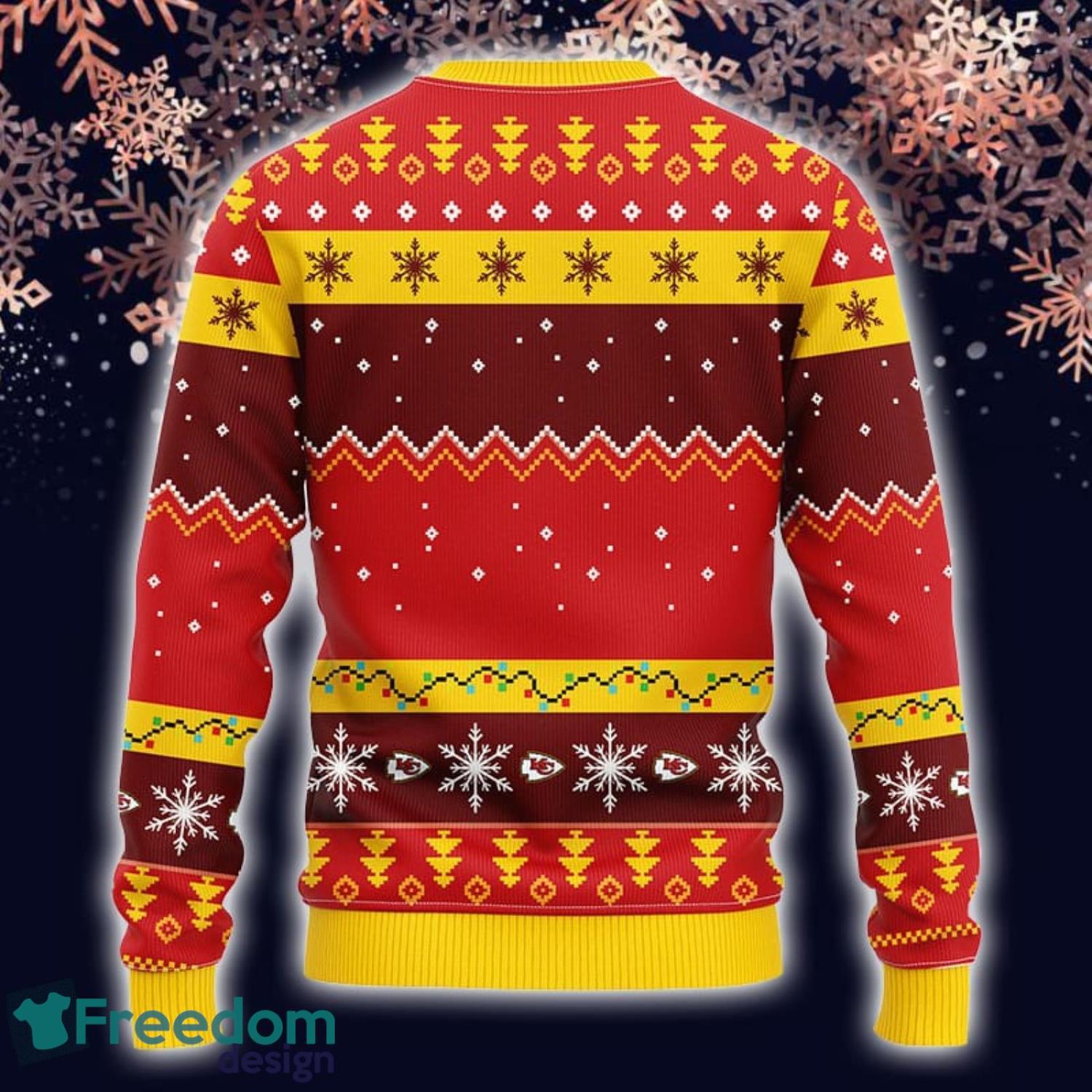 Kansas City Chiefs Cool Christmas Gift Ugly Christmas Sweater -  Freedomdesign