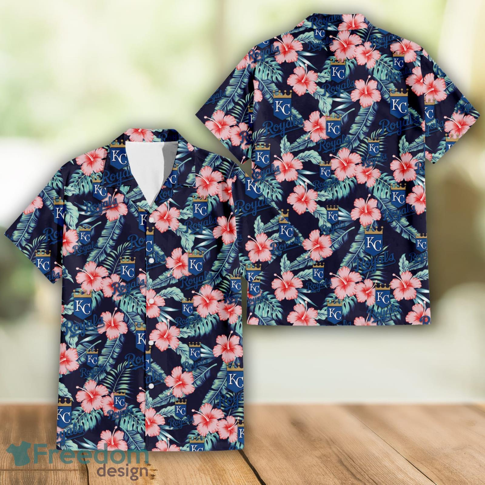 Kansas City Royals Hibiscus Tropical Hawaiian Shirt Men And Women Summer  Gift - Freedomdesign