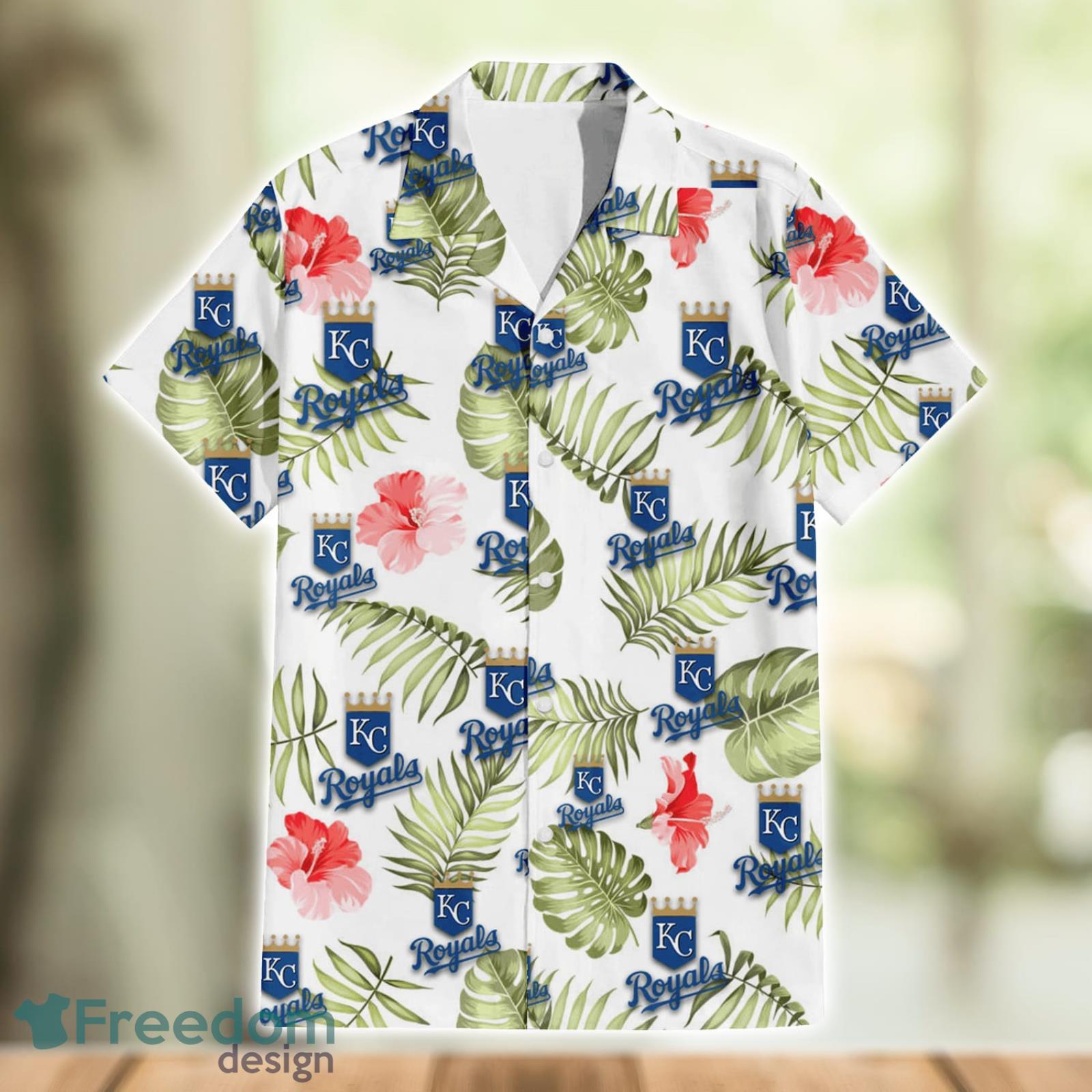 Kansas City Royals Green Leaf Pattern Tropical Hawaiian Shirt For Men And  Women - Freedomdesign