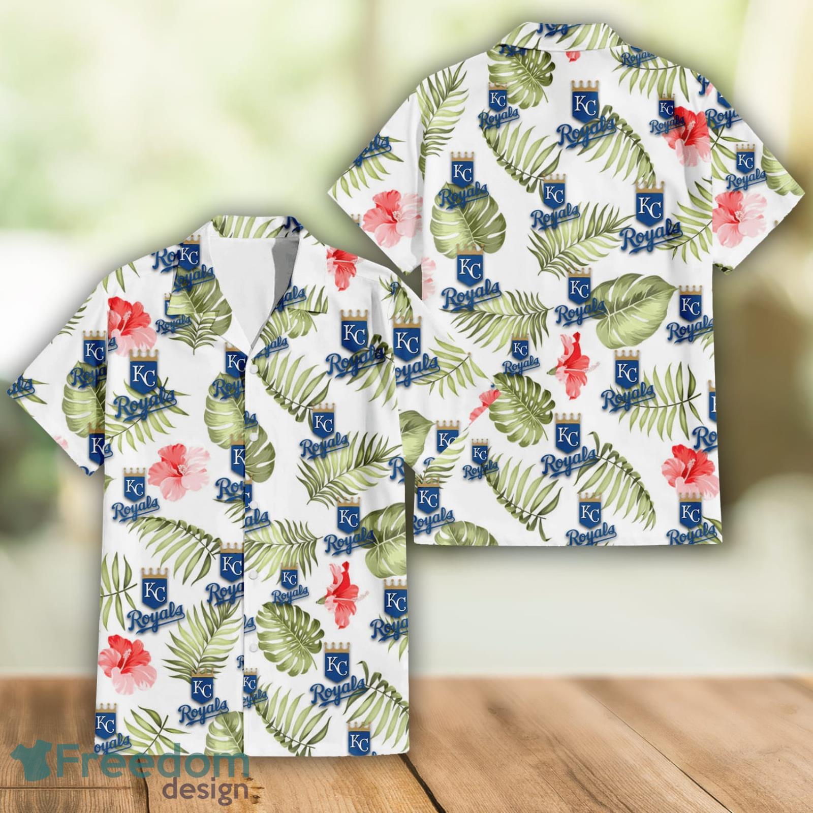 Kansas City Royals Green Leaf Pattern Tropical Hawaiian Shirt For Men And  Women - Freedomdesign