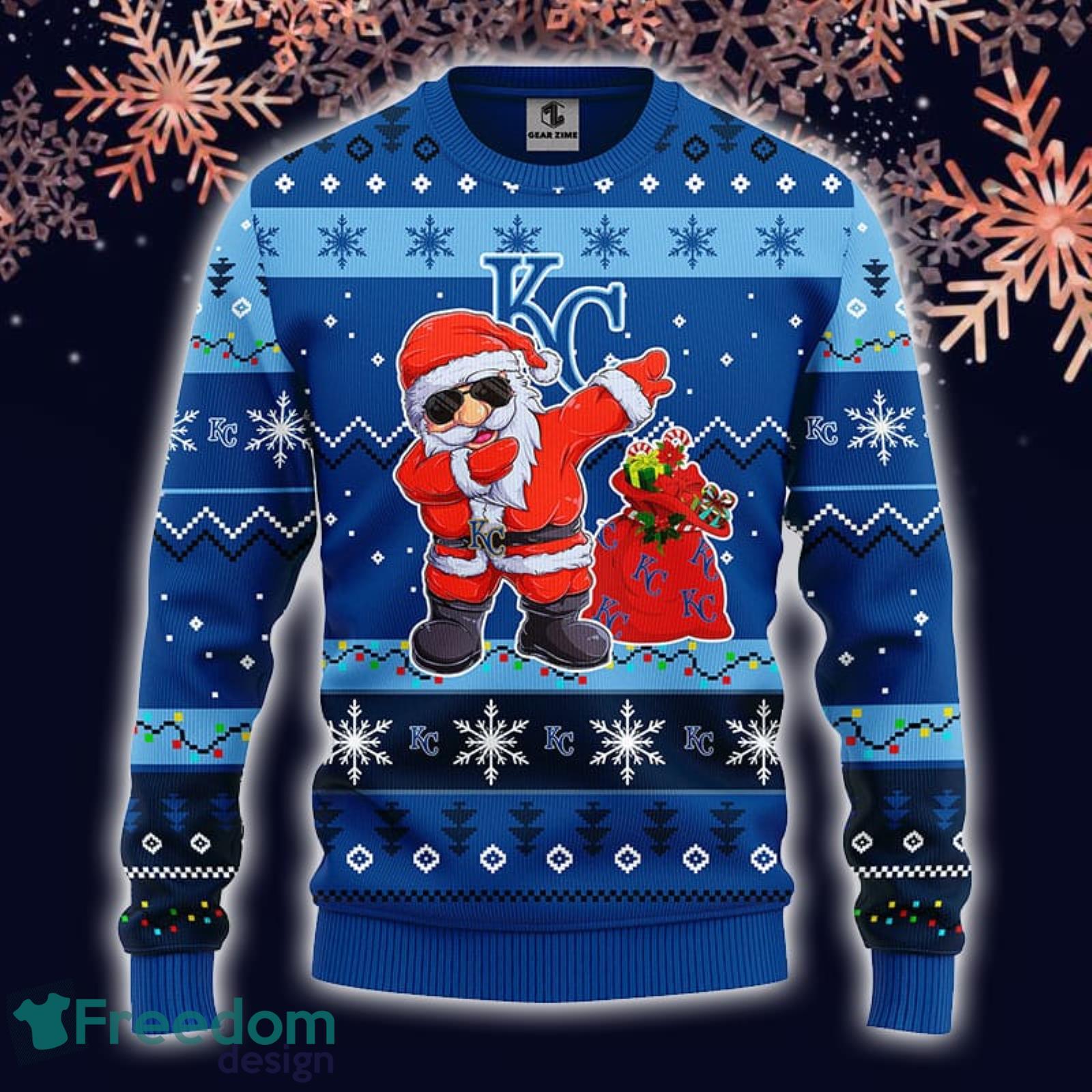 Kansas City Royals New Trends Custom Name And Number Christmas Hawaiian  Shirt - Freedomdesign