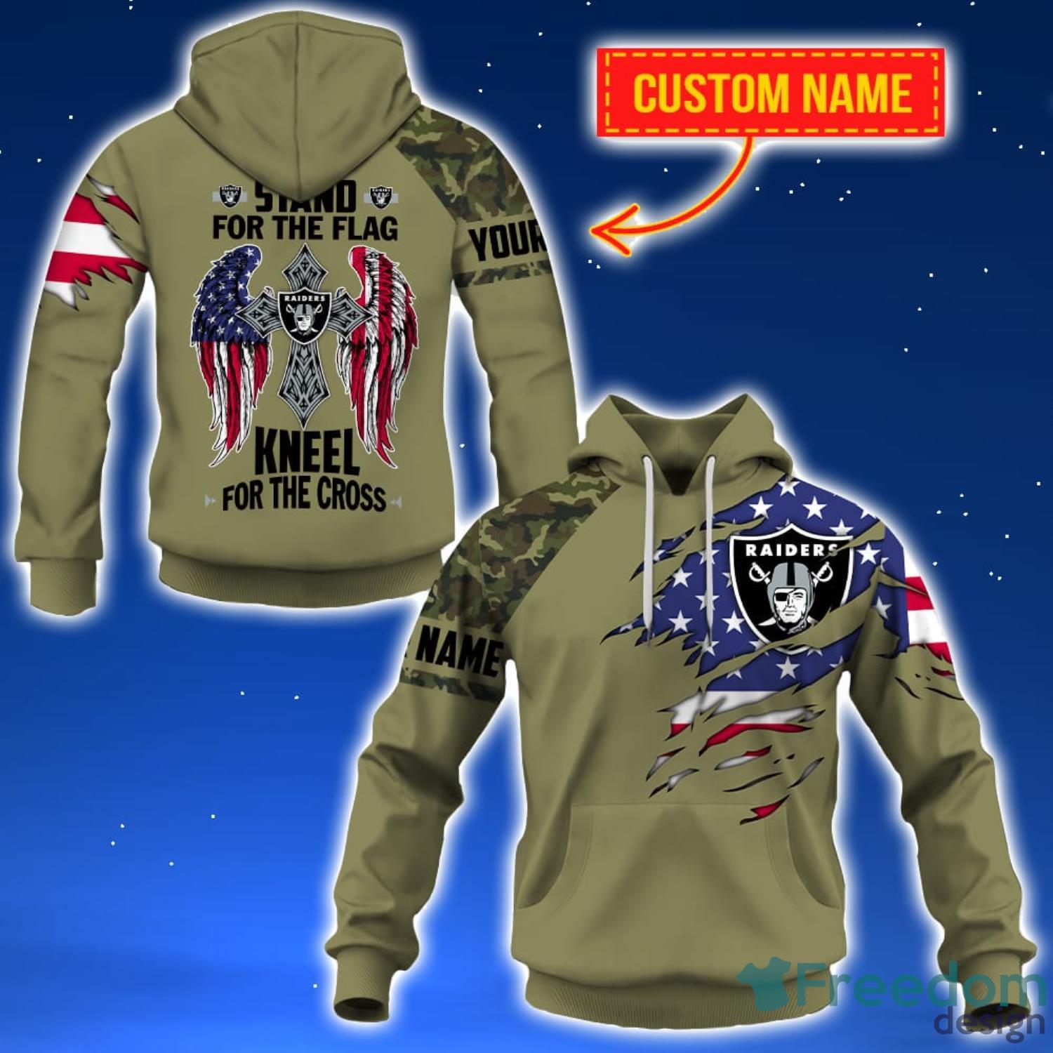 Las Vegas Raiders Nfl 3D Hoodie Personalized Team Player –