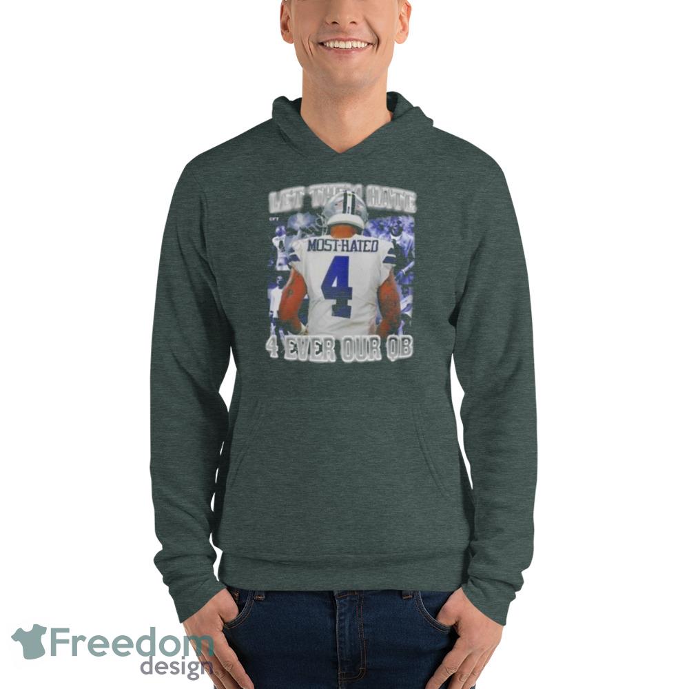 Let Them Hate 4 Ever Our Qb T-Shirt For Men Women And Youth - Unisex Fleece Pullover Hoodie-1 Let Them Hate 4 Ever Our Qb T-Shirt For Men Women And Youth - Unisex Fleece Pullover Hoodie-1