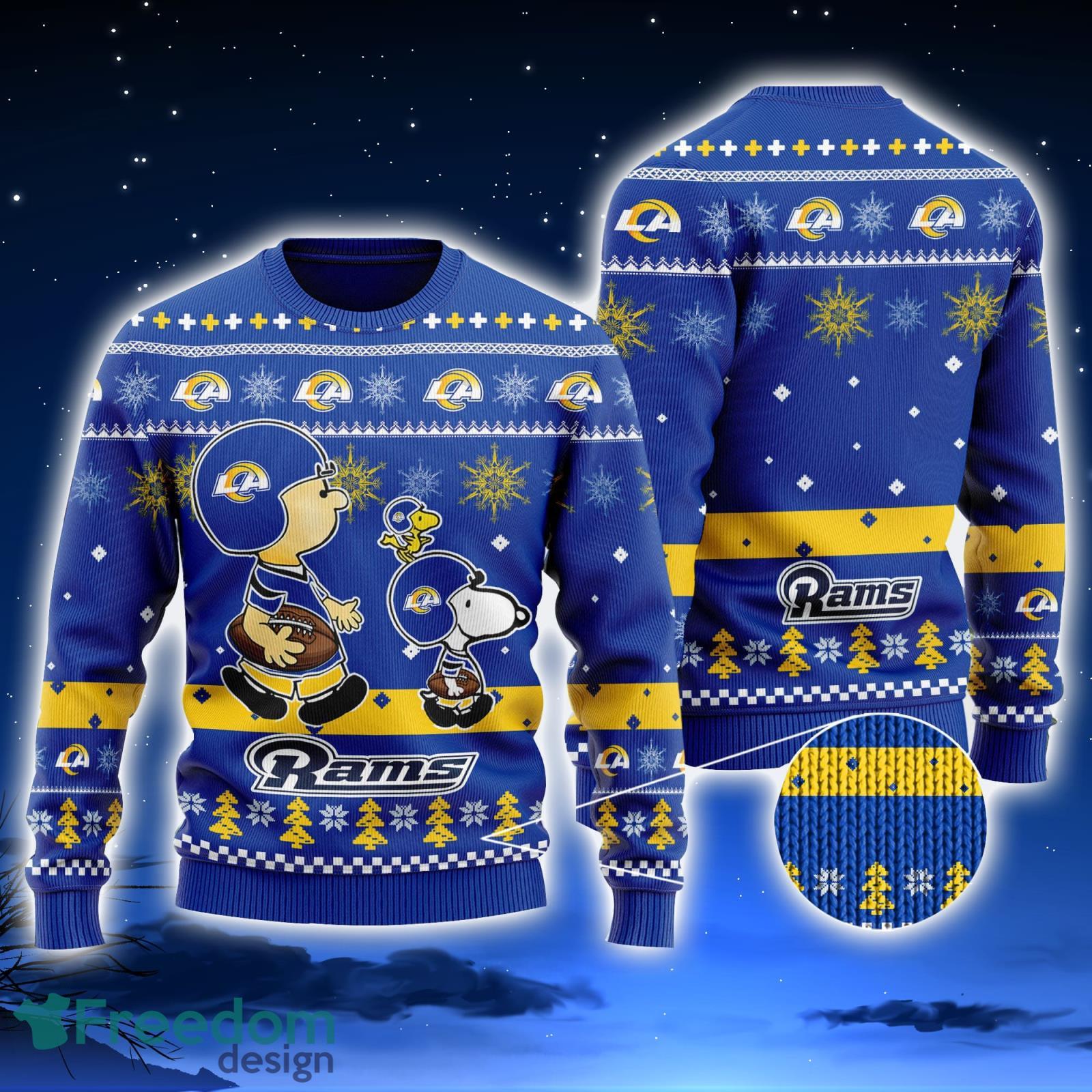 Los Angeles Rams Ugly Sweater Spirited Rams Gifts For Him