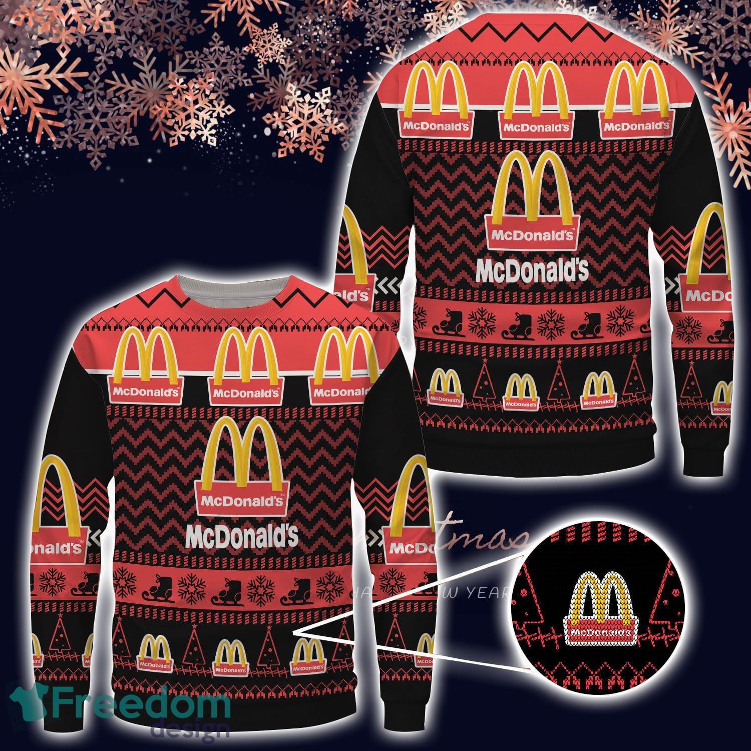 McDonald's Unique Ugly Sweater Cute Christmas Gift 3D Ugly Christmas Sweater image McDonald's Unique Ugly Sweater Cute Christmas Gift 3D Ugly Christmas Sweater Product Photo 1