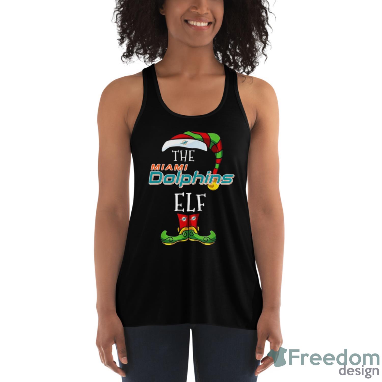 Miami Dolphins Christmas Elf Funny Nfl Shirt - Freedomdesign