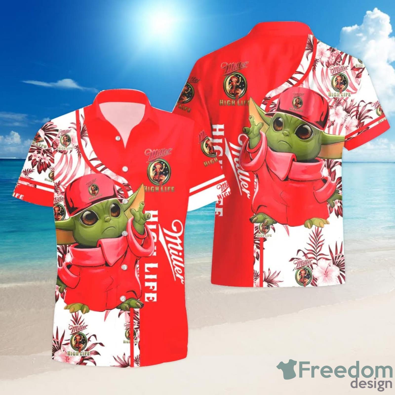 Baby Yoda Funny Hawaiian Shirt Aloha Beach Summer