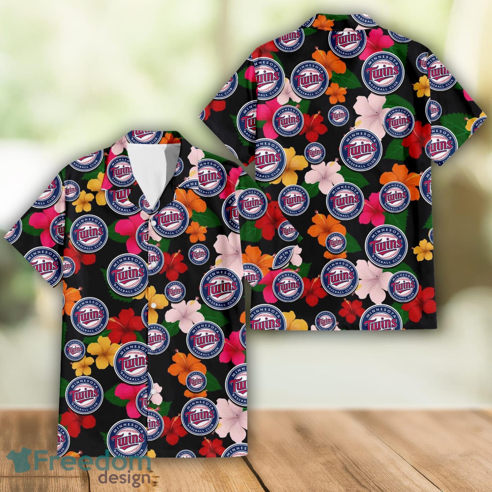 Minnesota Twins MLB Flower Hawaiian Shirt Best Gift For Fans - Freedomdesign