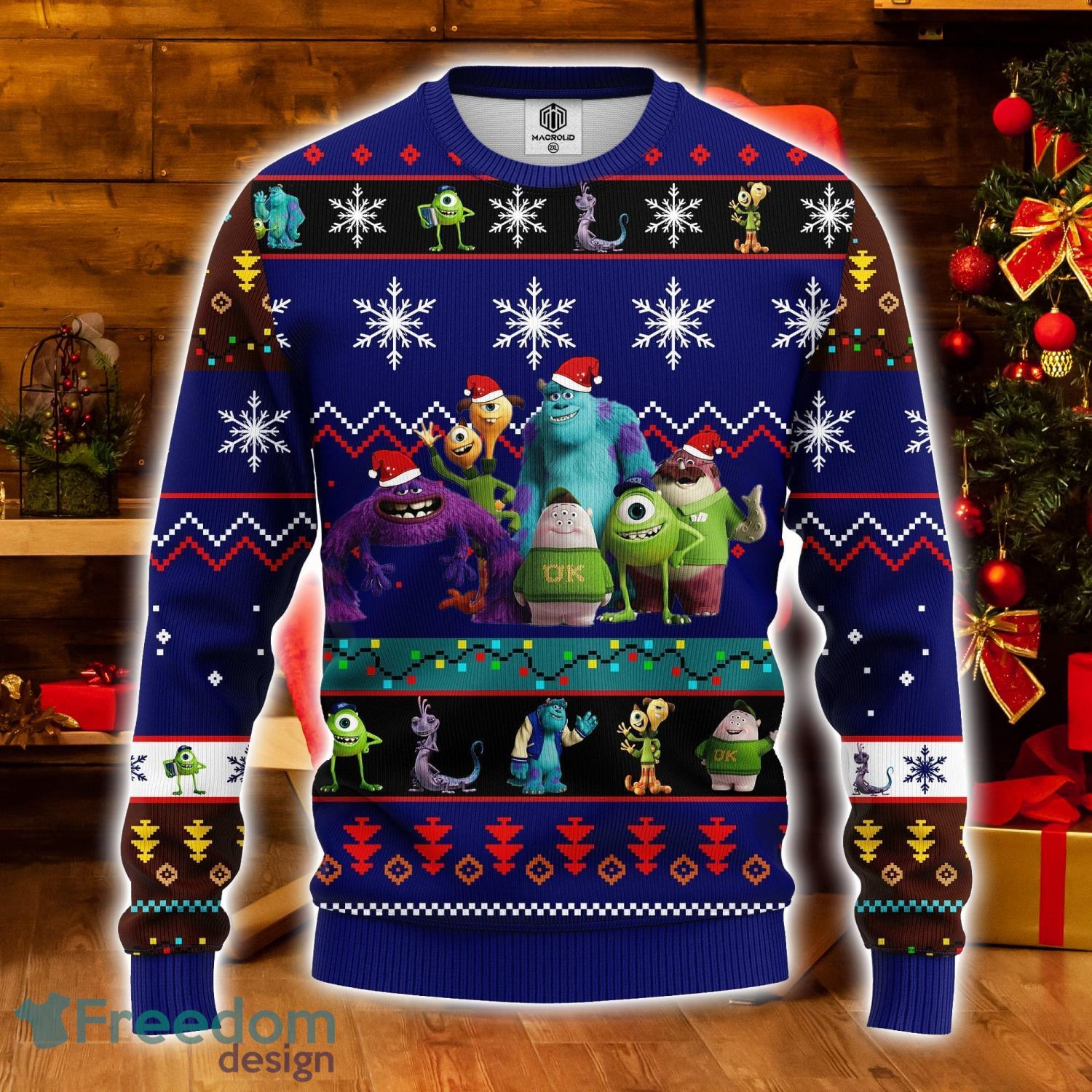 Monsters University Blue 1 Amazing Gift Ugly Christmas 3D Sweater Christmas  Gift For Men And Women - Freedomdesign