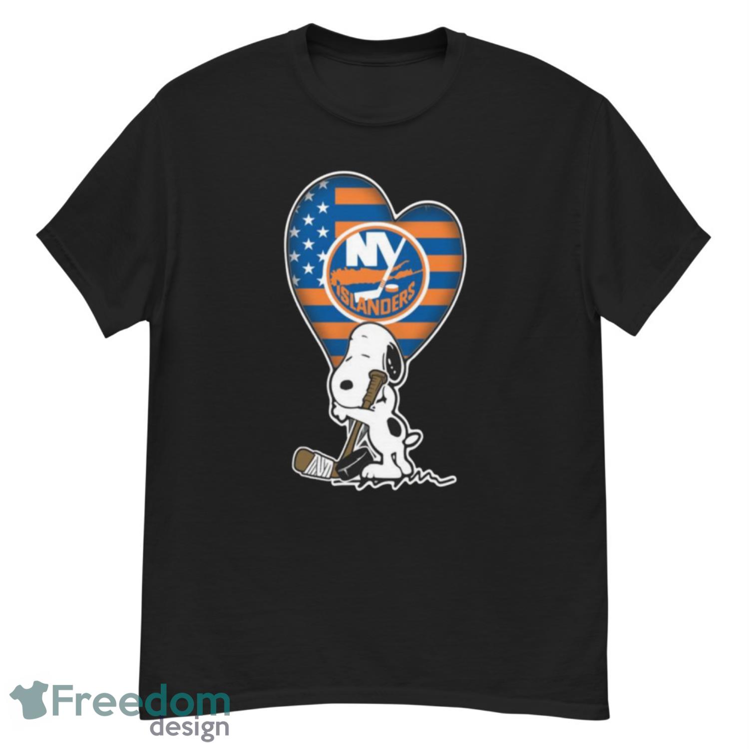 Women's Retro Brand New York Islanders NHL Navy T-shirt