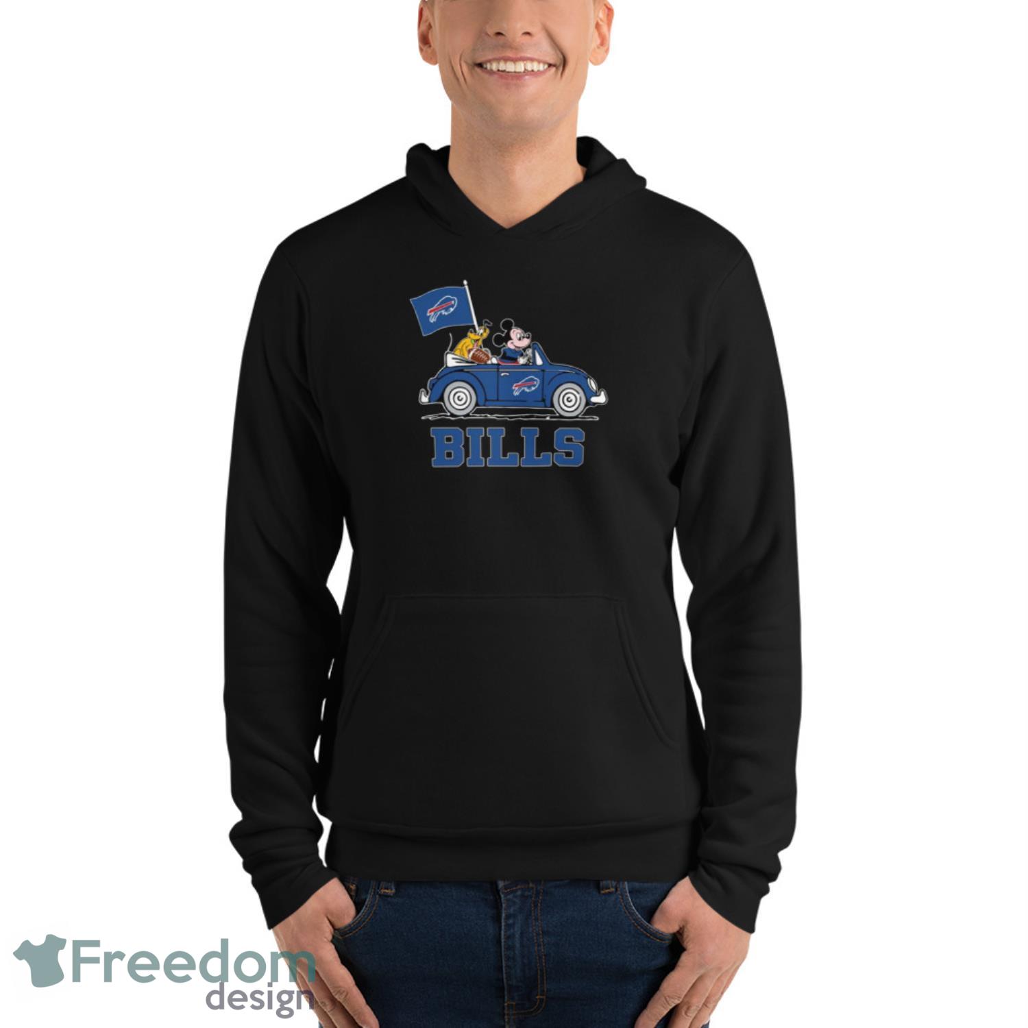 NFL Football Buffalo Bills Pluto Mickey Driving Disney Shirt T Shirt -  Freedomdesign