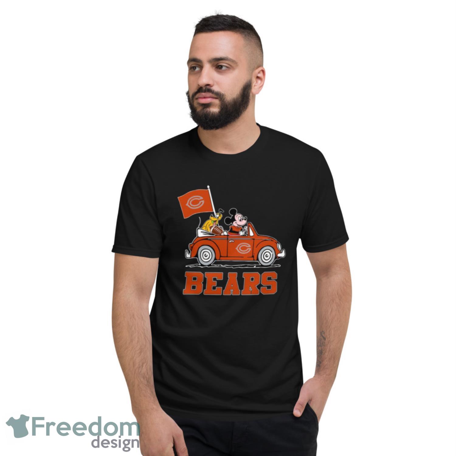 NFL Football Chicago Bears Pluto Mickey Driving Disney Shirt T Shirt -  Freedomdesign