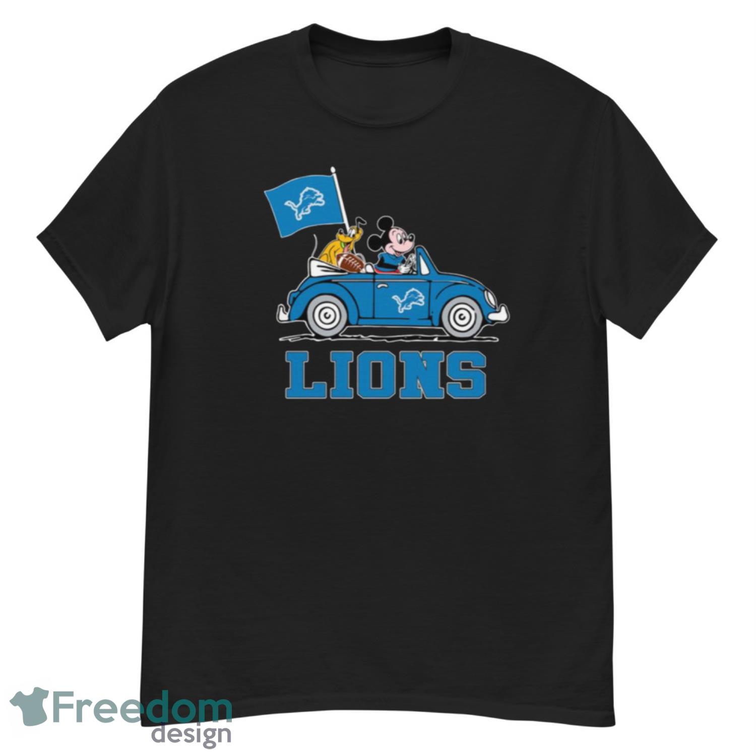 Men's Personalized Lions Football T Shirt Custom Lion 