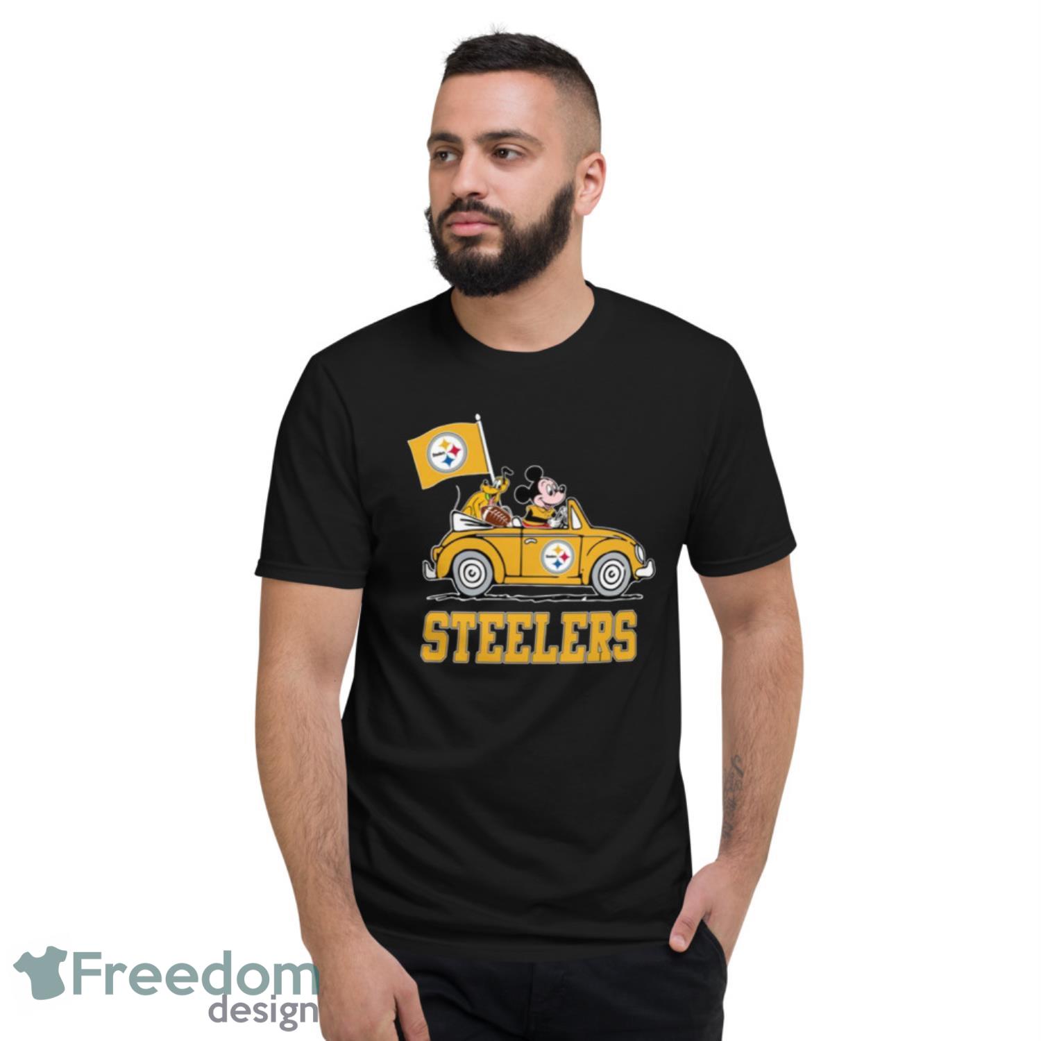 Outerstuff Steelers Youth The Drive Mickey Short Sleeve T-Shirt - XL