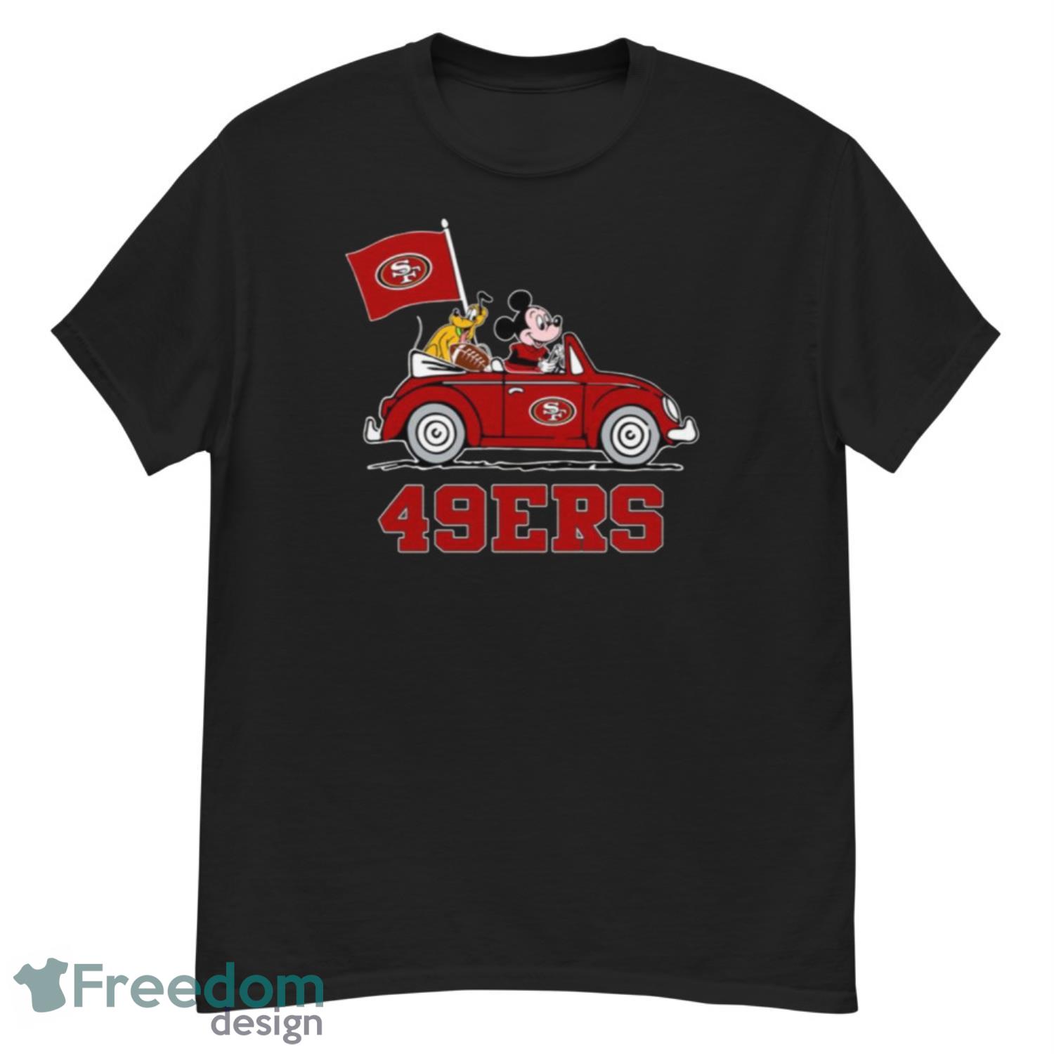 San Francisco 49Ers Mickey Mouse Hawaiian Shirt, 49Ers Logo Red Hawaiian  Shirt, Gifts For Disney and NFL Fan - The best gifts are made with Love