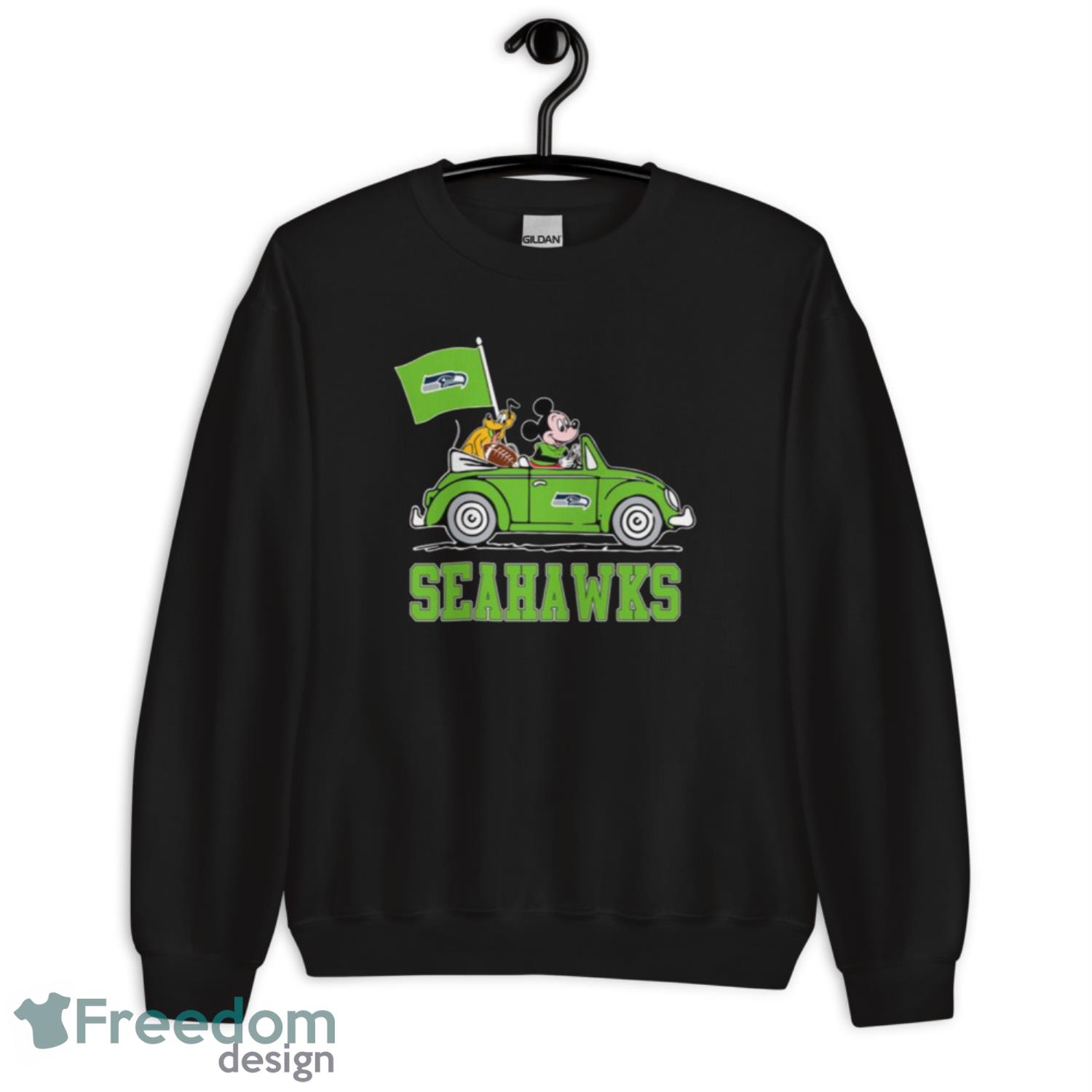 NFL, Tops, Seattle Seahawks Drawstring Cropped Sweatshirt