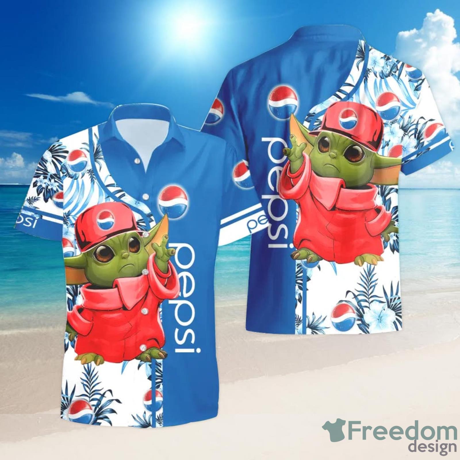 Chiefs Baby Yoda Star Wars Beach Summer Hawaiian Shirt Full Over Print -  Freedomdesign