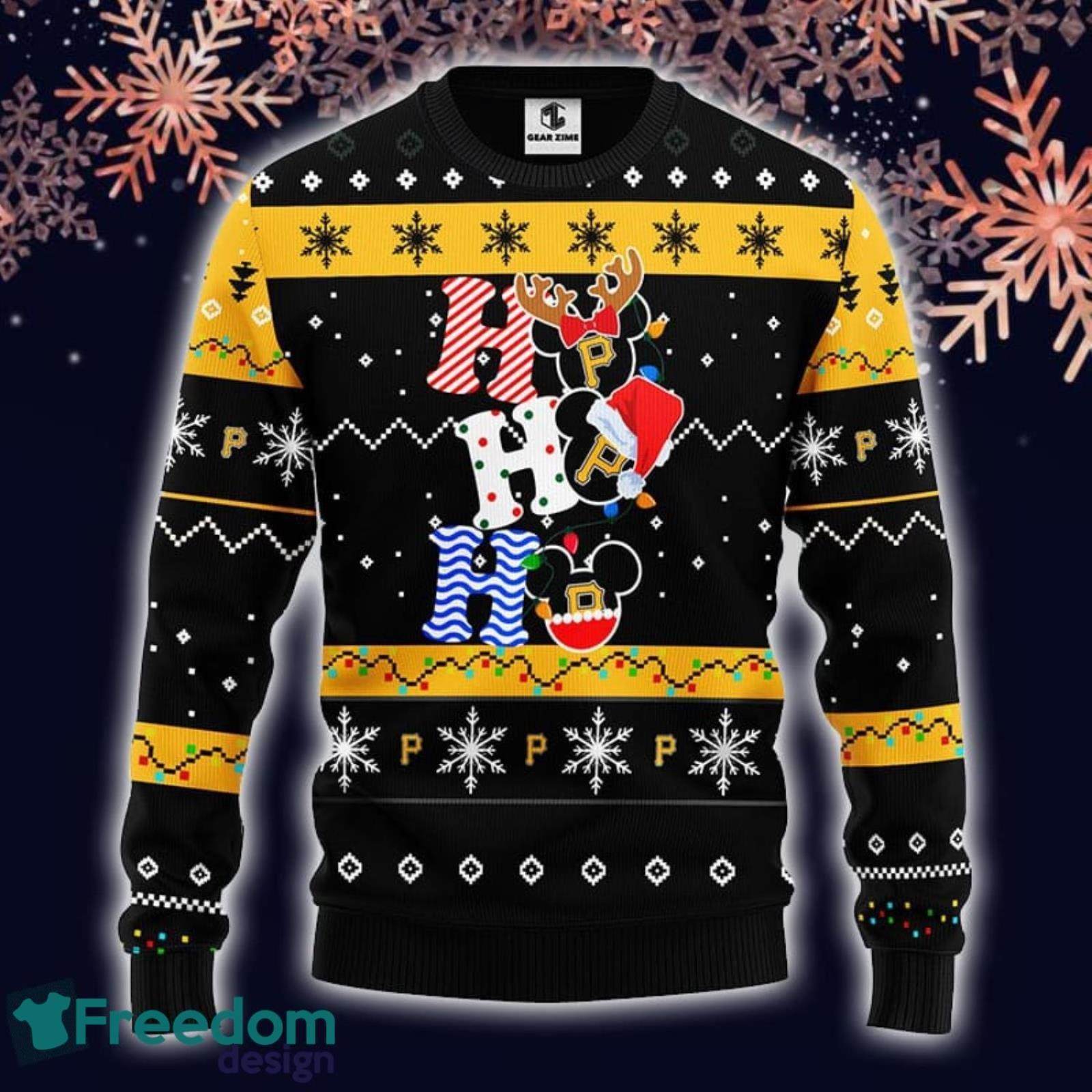 Pittsburgh Pirates MLB Team HoHoHo Mickey Funny Xmas Christmas Gift Men And  Women Ugly Christmas Sweater - Freedomdesign