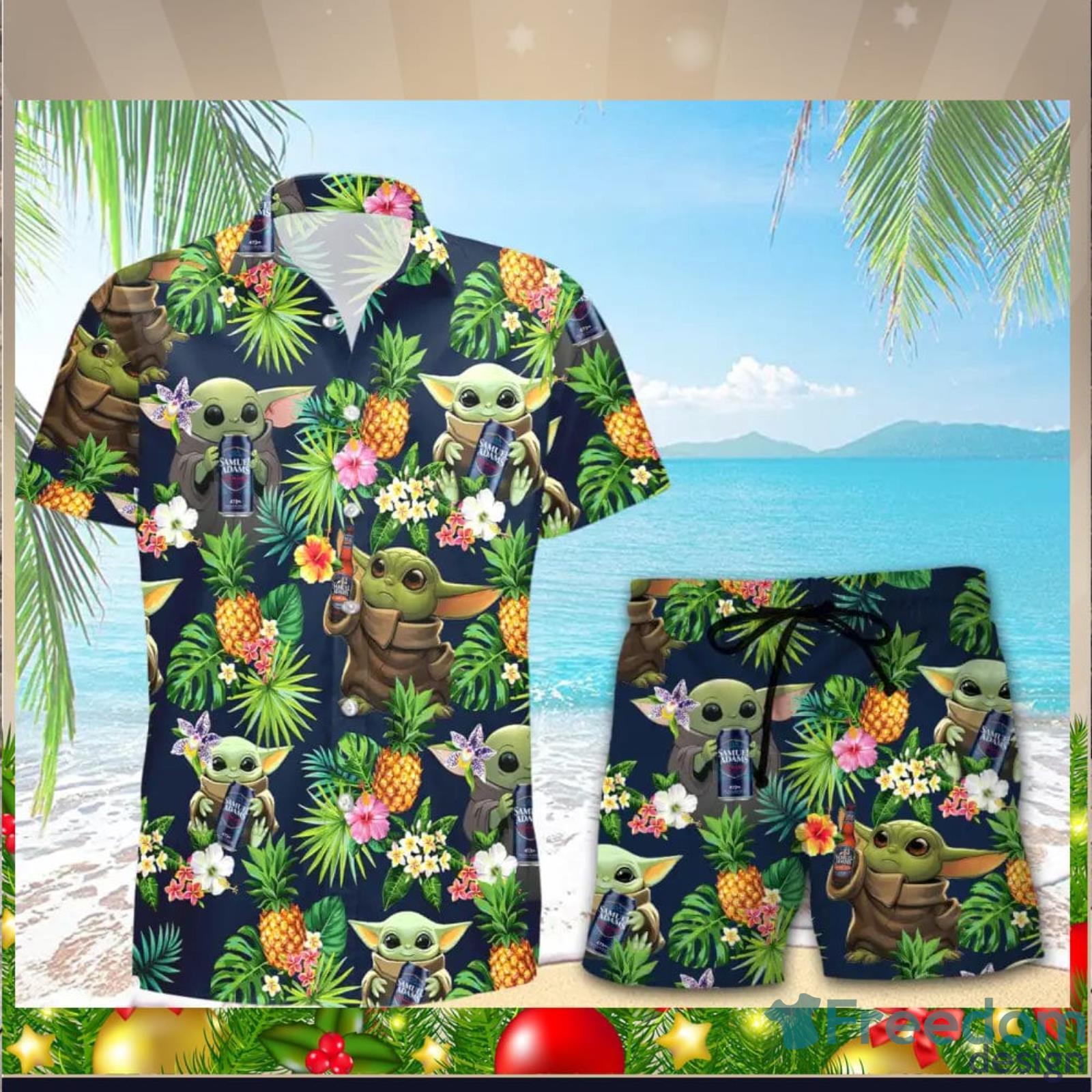 Baby Yoda Star Wars Hawaiian Shirt And Short