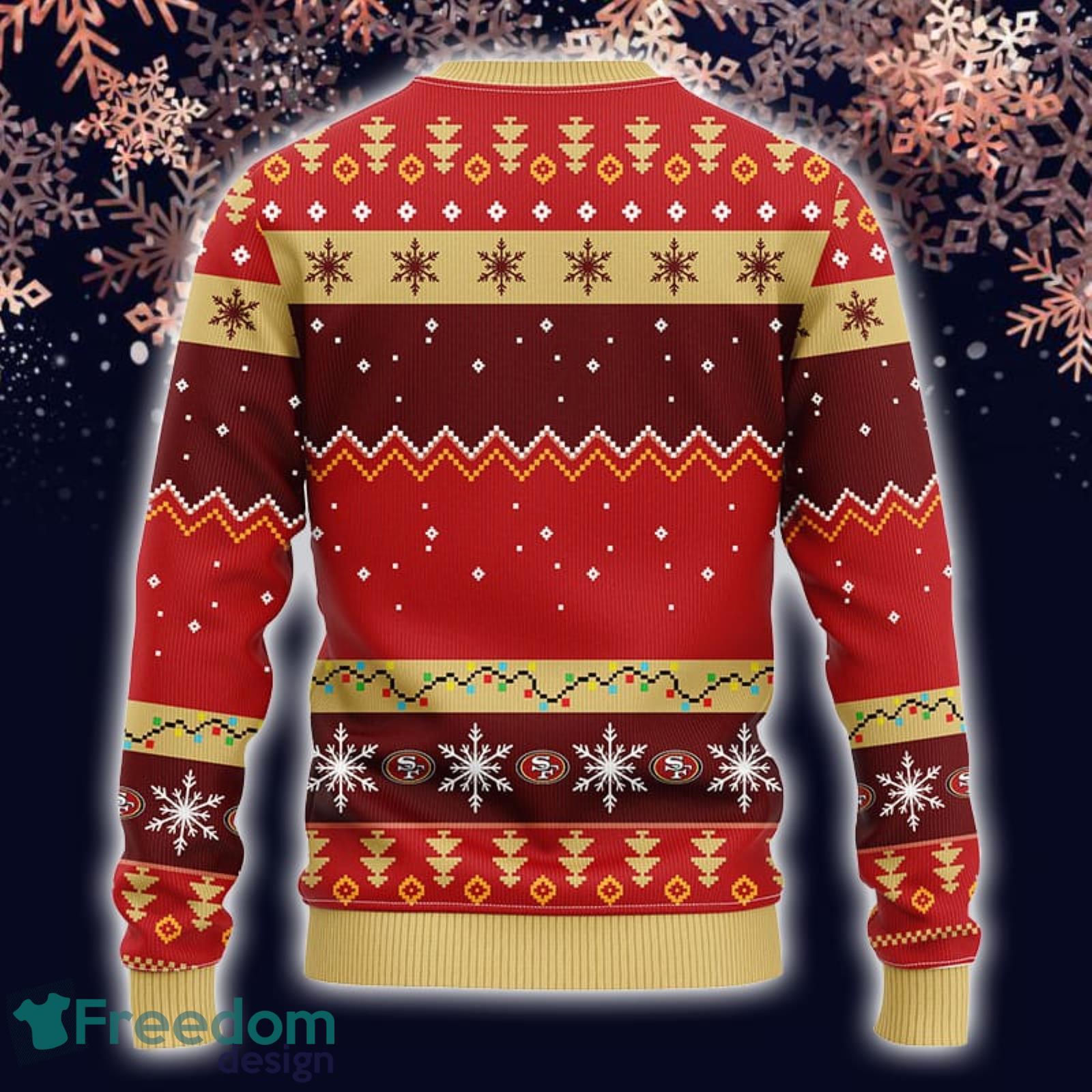 San Francisco 49ers NFL Team HoHoHo Mickey Funny Christmas Gift Men And  Women Ugly Christmas Sweater - Freedomdesign