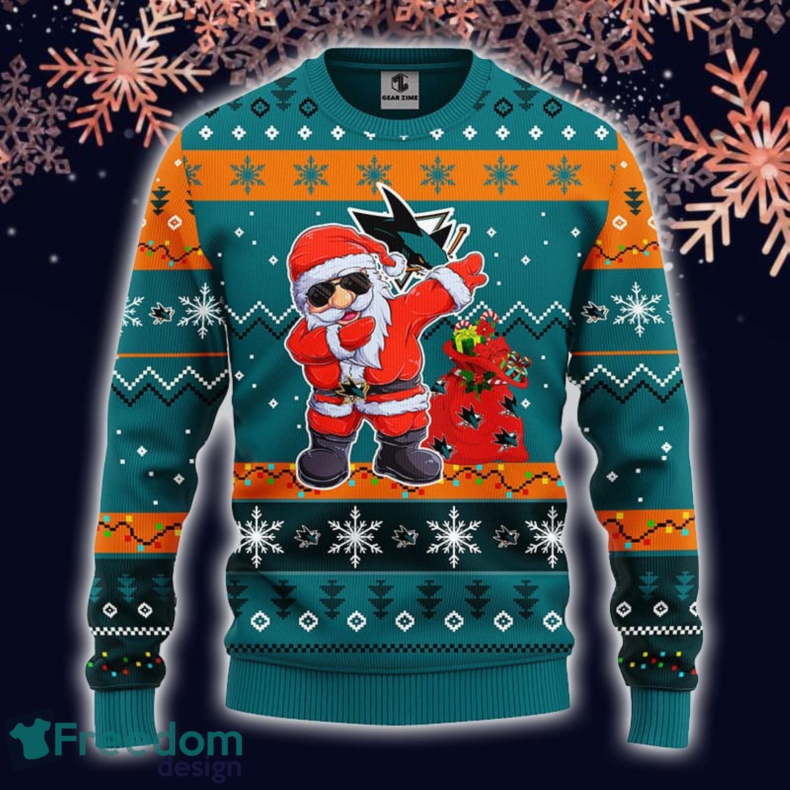 San Francisco 49ers Fans Santa Claus Pattern Ugly Christmas Sweater Gift -  Freedomdesign