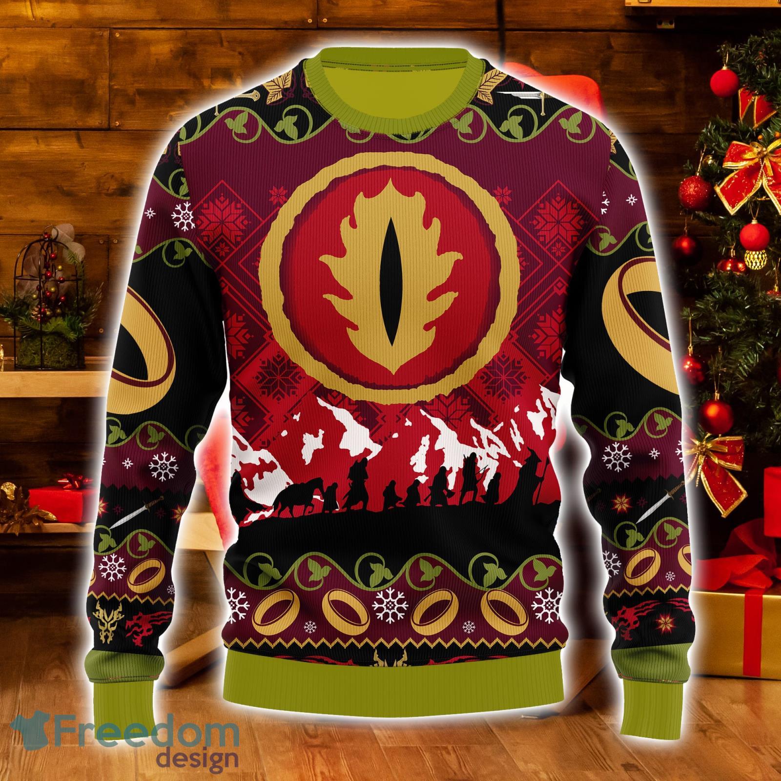 Sauron The Lord of the Rings Ugly Christmas Sweater Men And Women Sweater  Gift For Christmas - Banantees