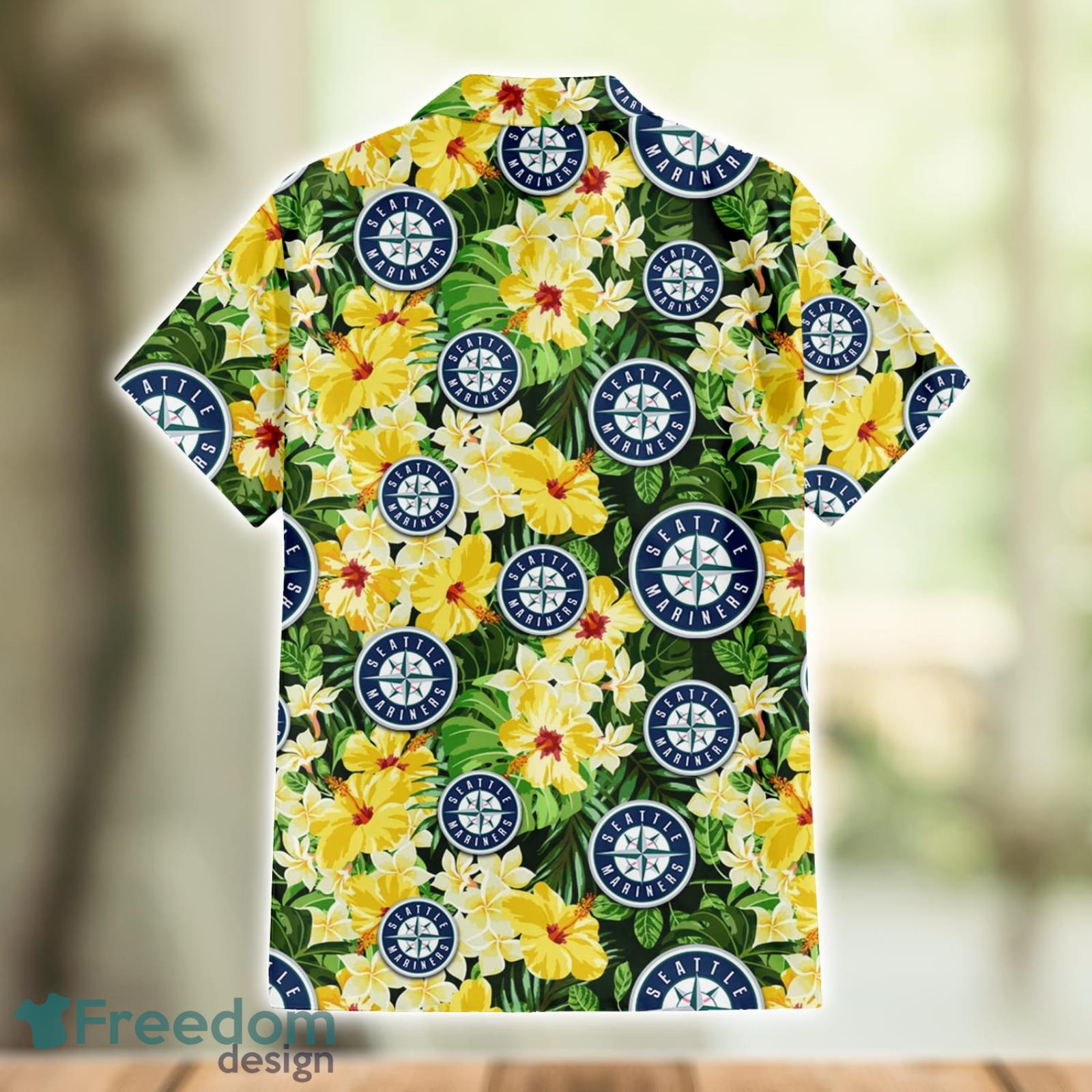 NEW FASHION 2023 Seattle Mariners Hawaiian Shirt Tropical flower