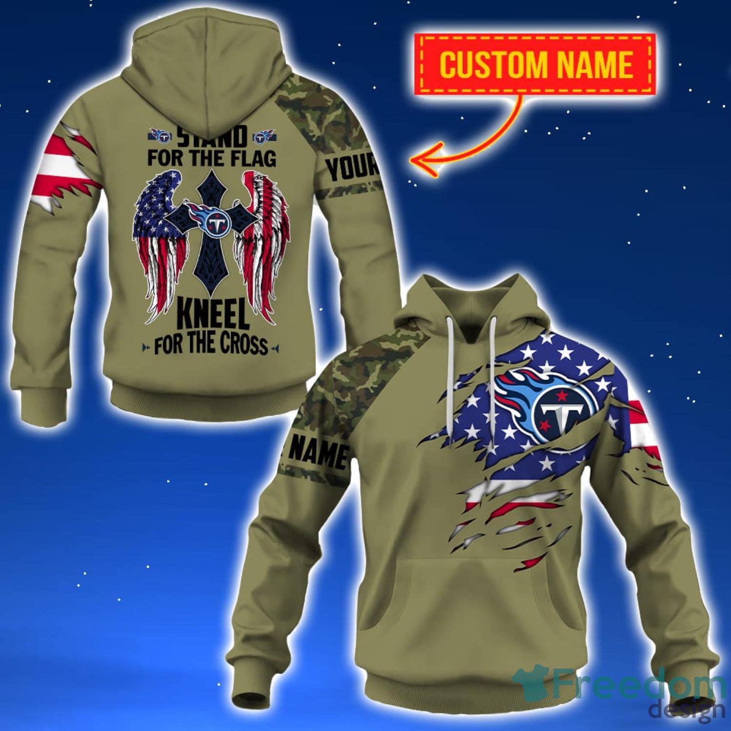 Tennessee Titans NFL US Flag Team 3D Printed Hoodie/Zipper Hoodie - Travels  in Translation