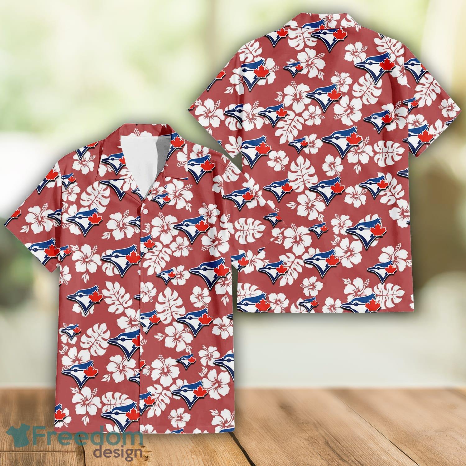 Philadelphia Phillies Logo Red Flower Hawaiian Summer Beach Shirt