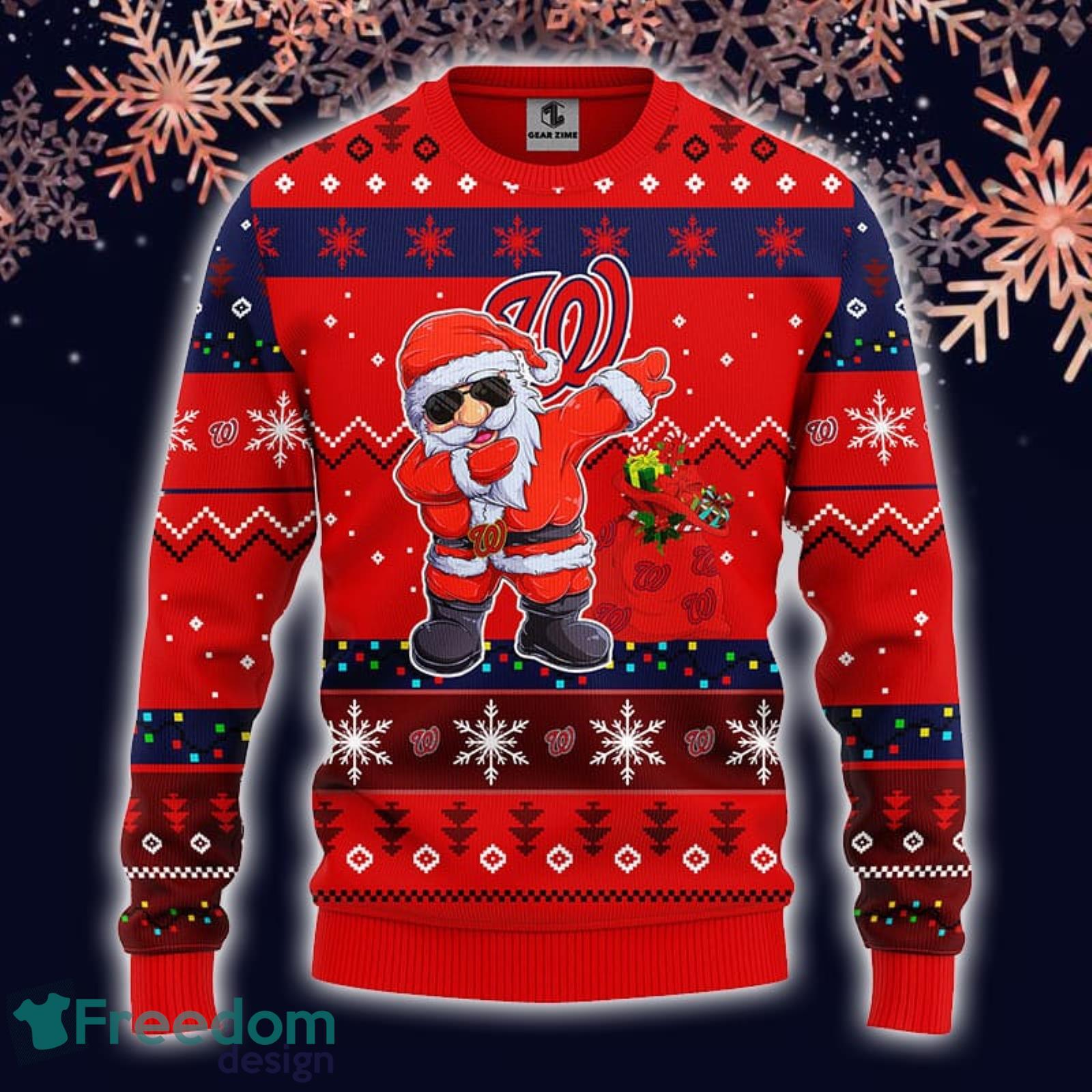 Houston Astros MLB Team Dabbing Santa Claus Funny Christmas Gift Men And  Women Ugly Christmas Sweater - Freedomdesign