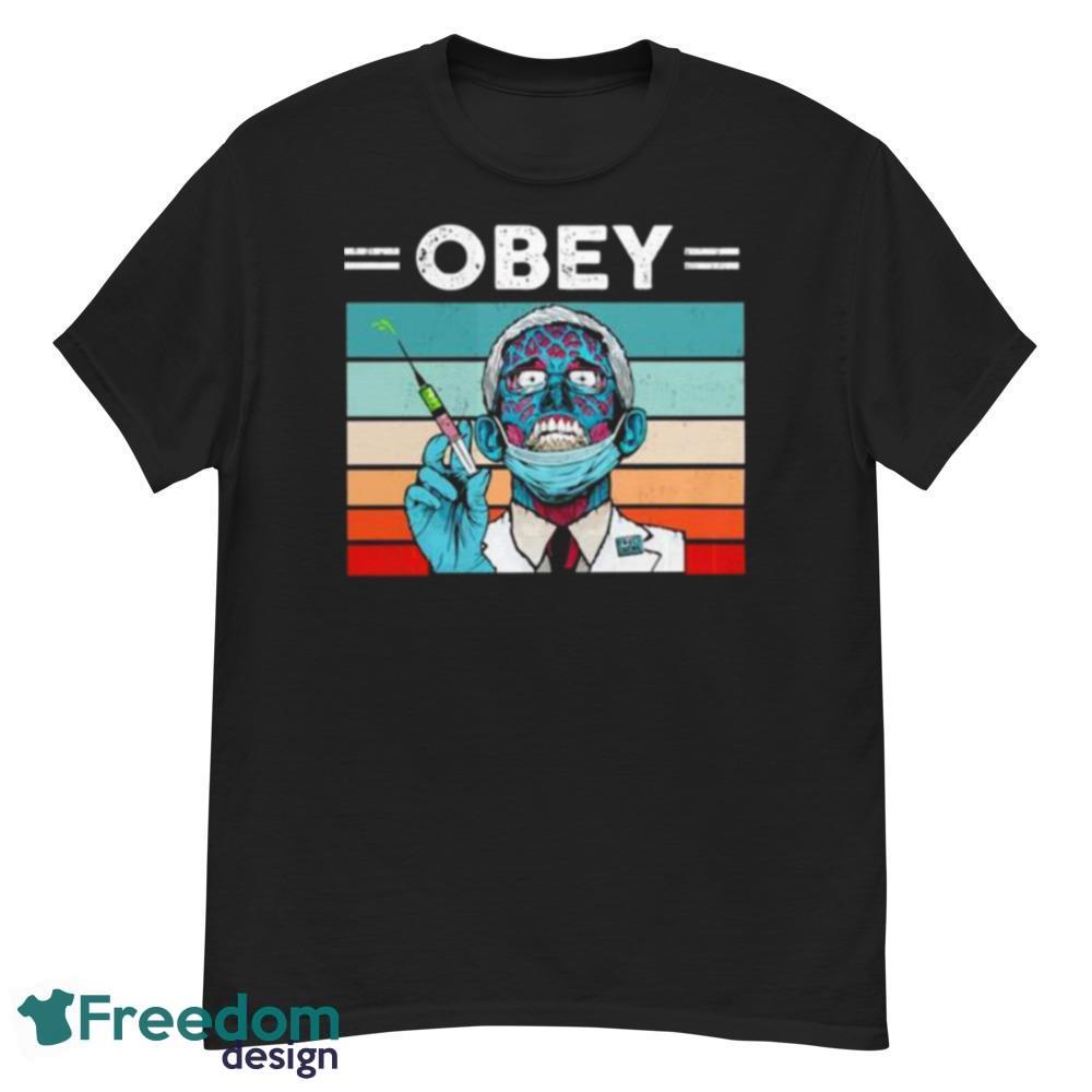 Zombie Fauci Covid Obey Vintage T-Shirt For Men Women And Youth - G500 Men’s Classic T-Shirt