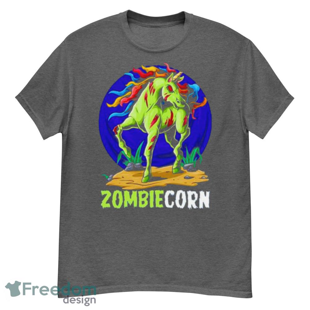 Zombiecorn Halloween Zombie Unicorn Meaningful T-Shirt For Men Women And Youth - G500 Men’s Classic T-Shirt-1