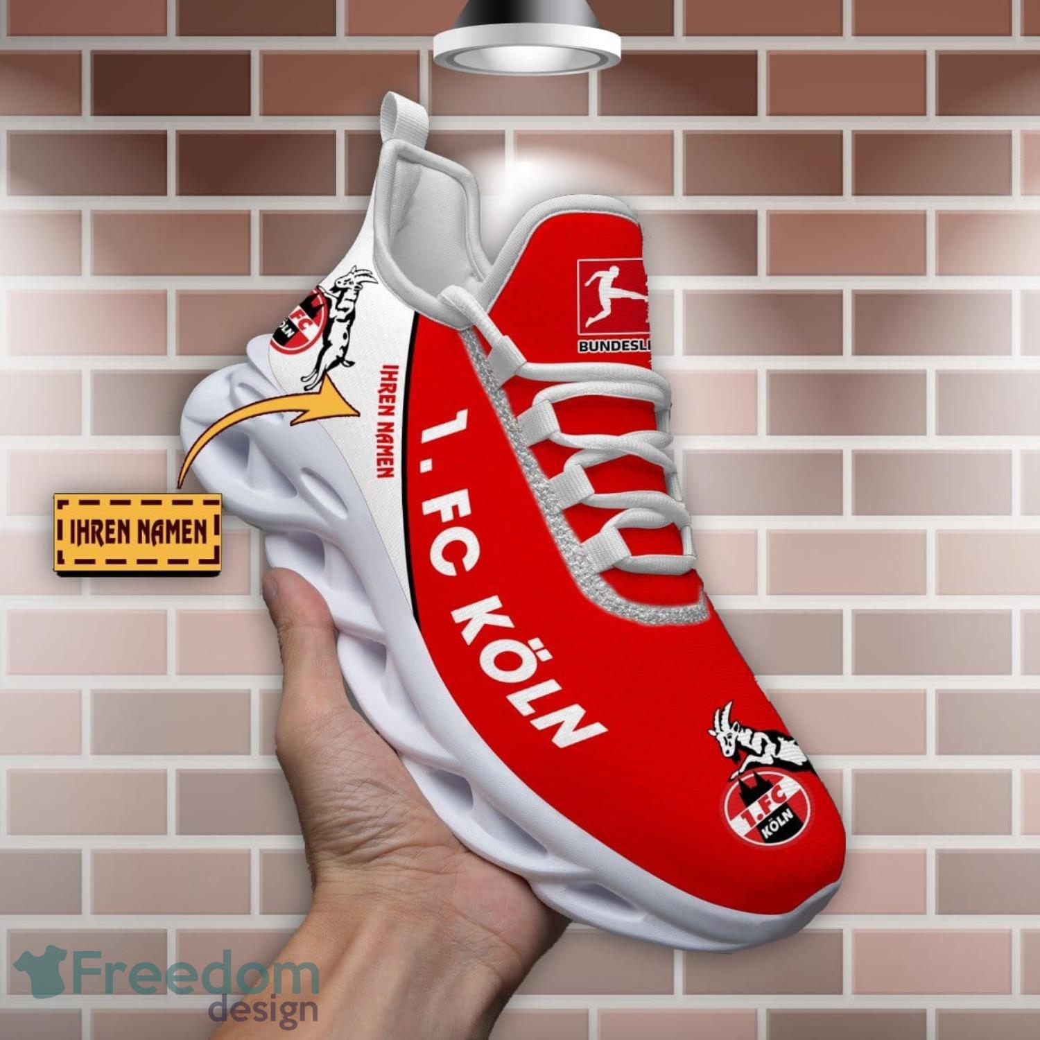 1 FC Koln Max Soul Shoes Men And Women Running Sneakers Custom Name Product Photo 1
