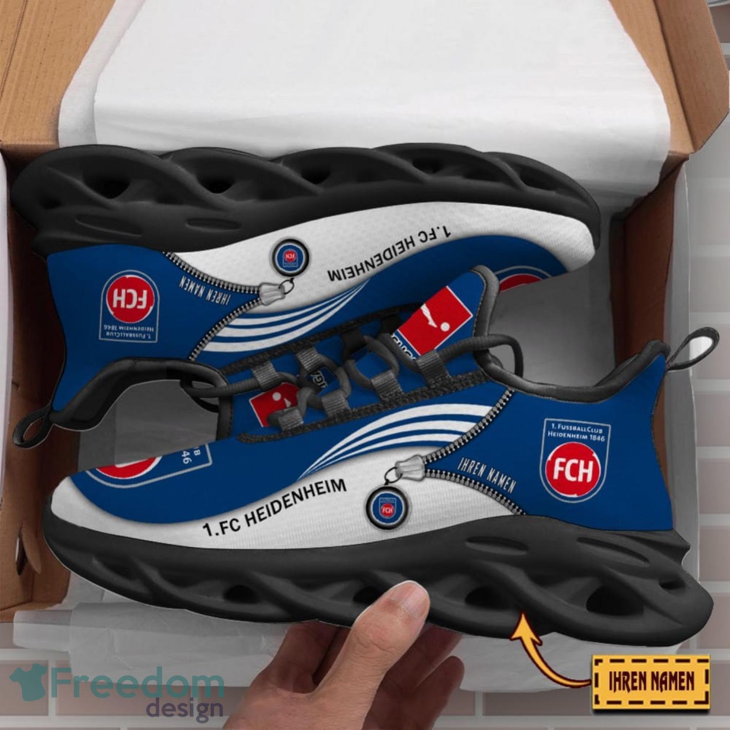 1FC Heidenheim Running Shoes Zip Pattern Custom Name Max Soul Shoes Fans Gift Product Photo 4 1FC Heidenheim Running Shoes Zip Pattern Custom Name Max Soul Shoes Fans Gift Product Photo 4