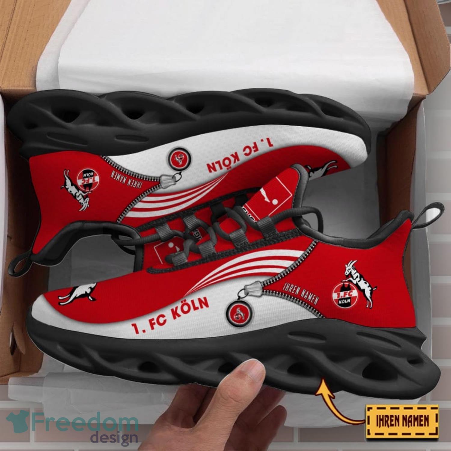 1FC Koln Running Shoes Zip Pattern Custom Name Max Soul Shoes Fans Gift Product Photo 4 1FC Koln Running Shoes Zip Pattern Custom Name Max Soul Shoes Fans Gift Product Photo 4