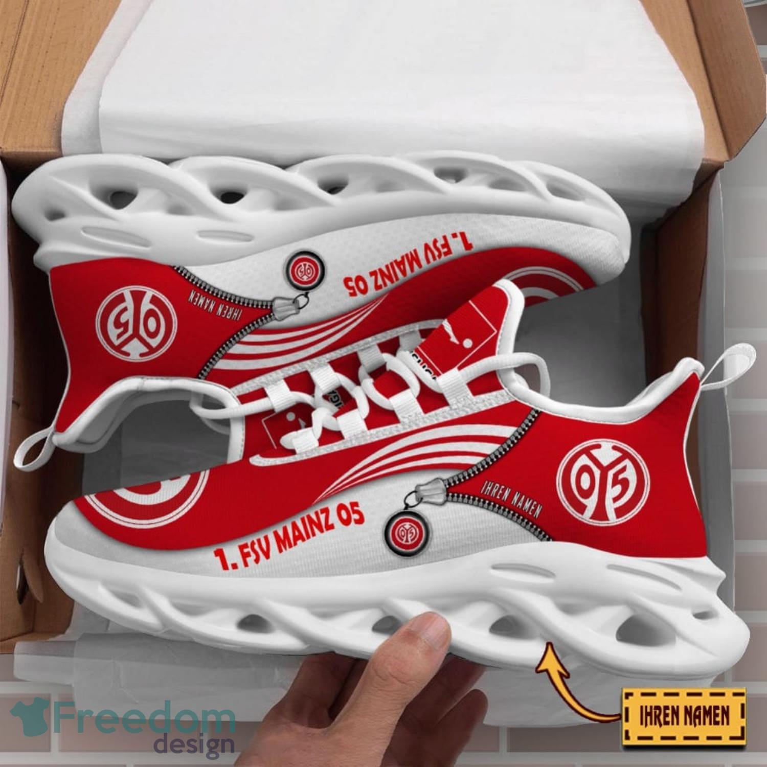 1FSV Mainz 05 Running Shoes Zip Pattern Custom Name Max Soul Shoes Fans Gift image 1FSV Mainz 05 Running Shoes Zip Pattern Custom Name Max Soul Shoes Fans Gift Product Photo 3