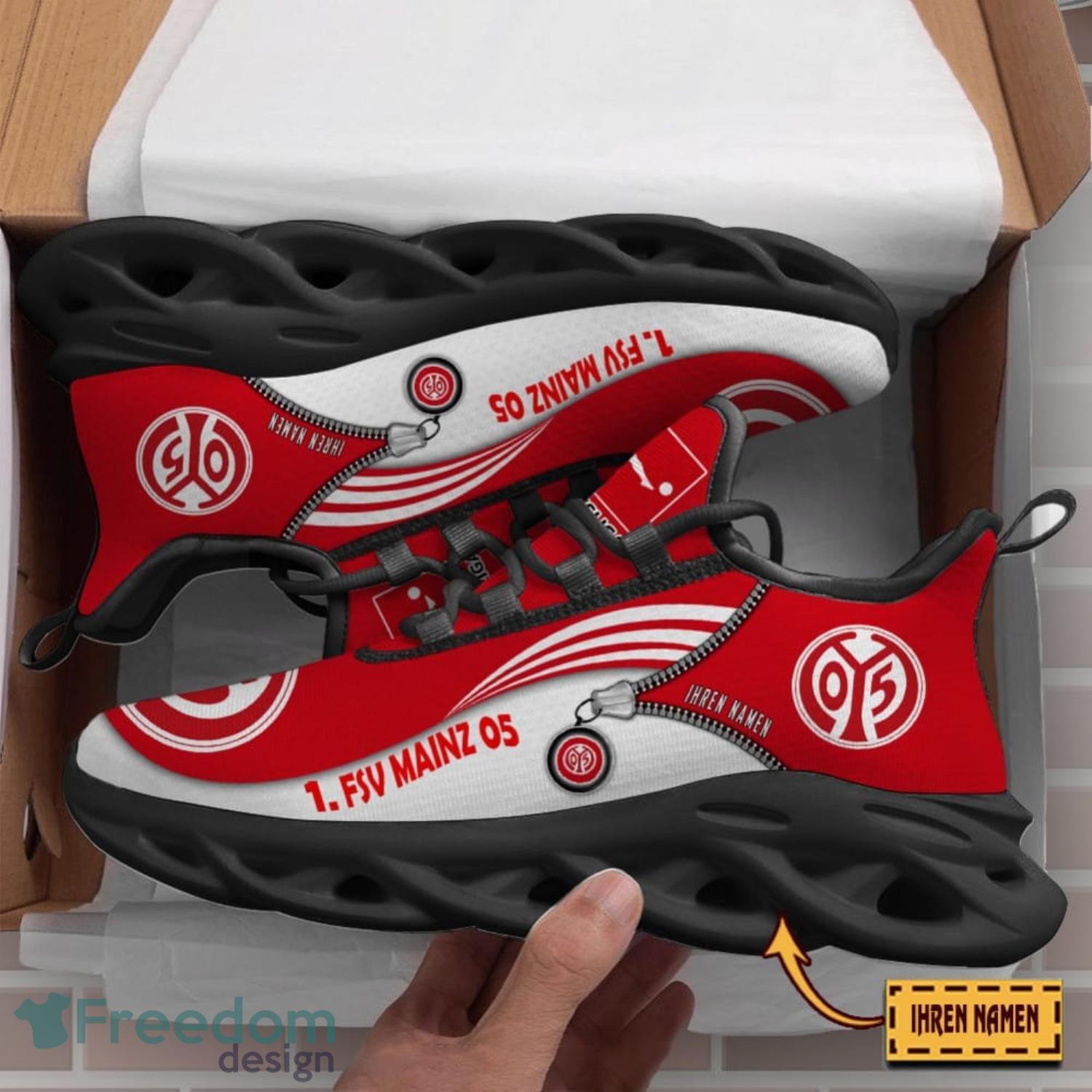 1FSV Mainz 05 Running Shoes Zip Pattern Custom Name Max Soul Shoes Fans Gift Product Photo 4 1FSV Mainz 05 Running Shoes Zip Pattern Custom Name Max Soul Shoes Fans Gift Product Photo 4